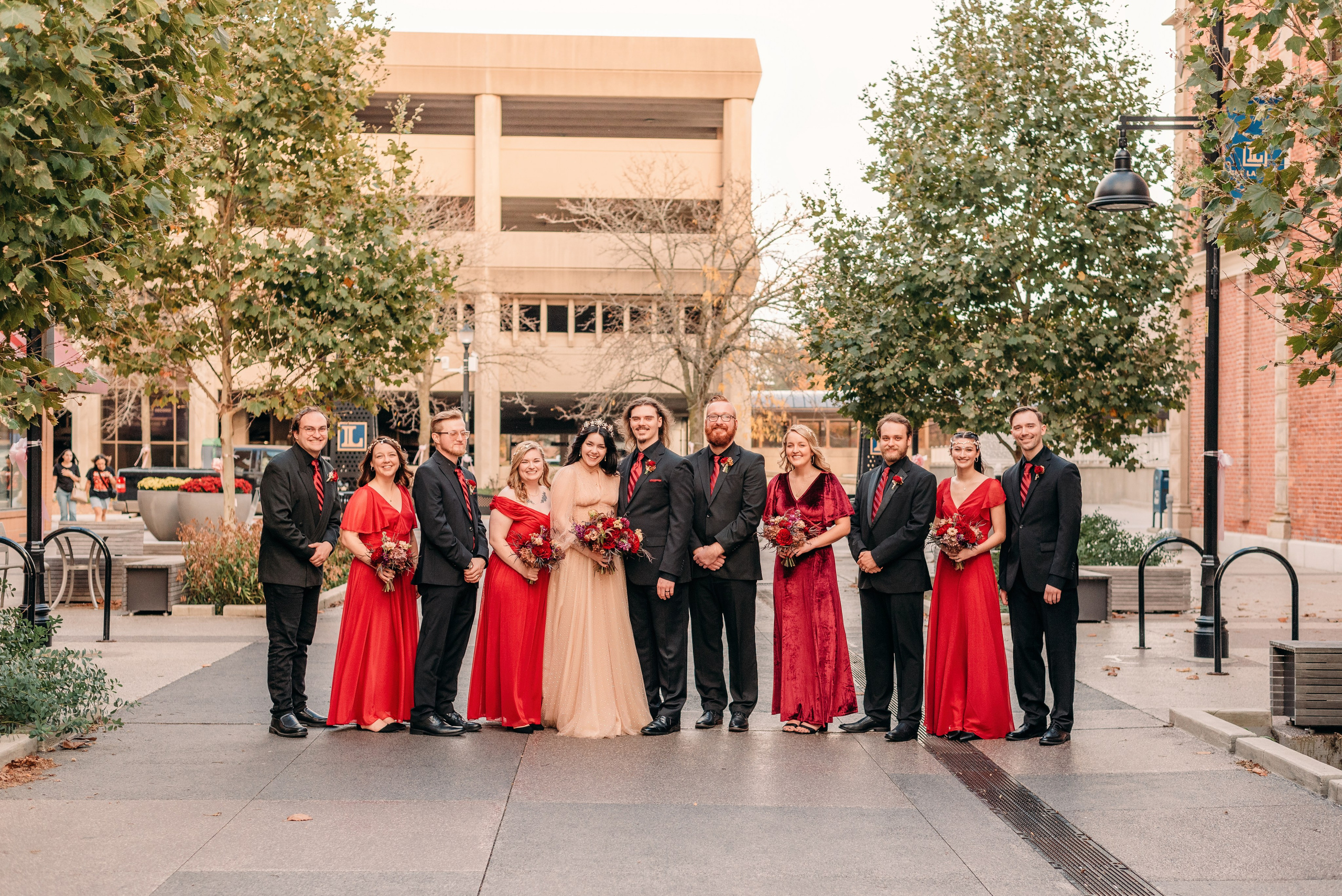 Bold & Dramatic Wedding at The Paper Mill on The Landing | Fort Wayne Wedding Photographer. Alexandria Danielle Photography | Fort Wayne & Indianapolis Wedding Photographer