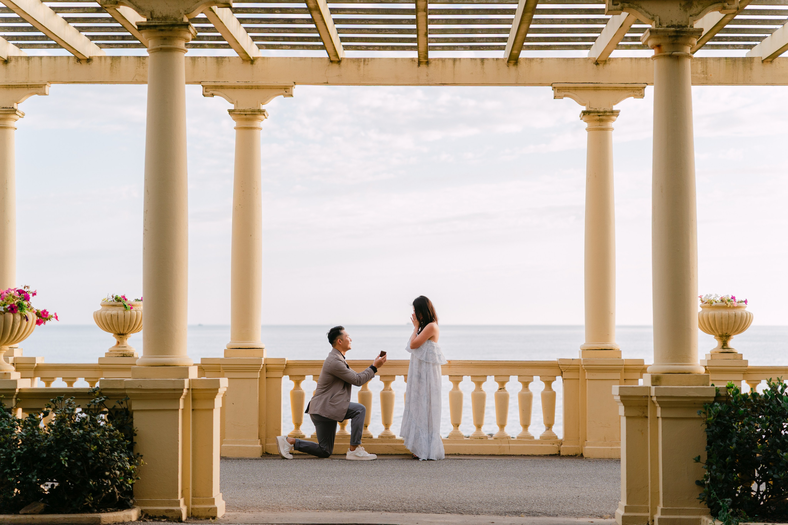 Wedding Proposal at Praia do Molhe