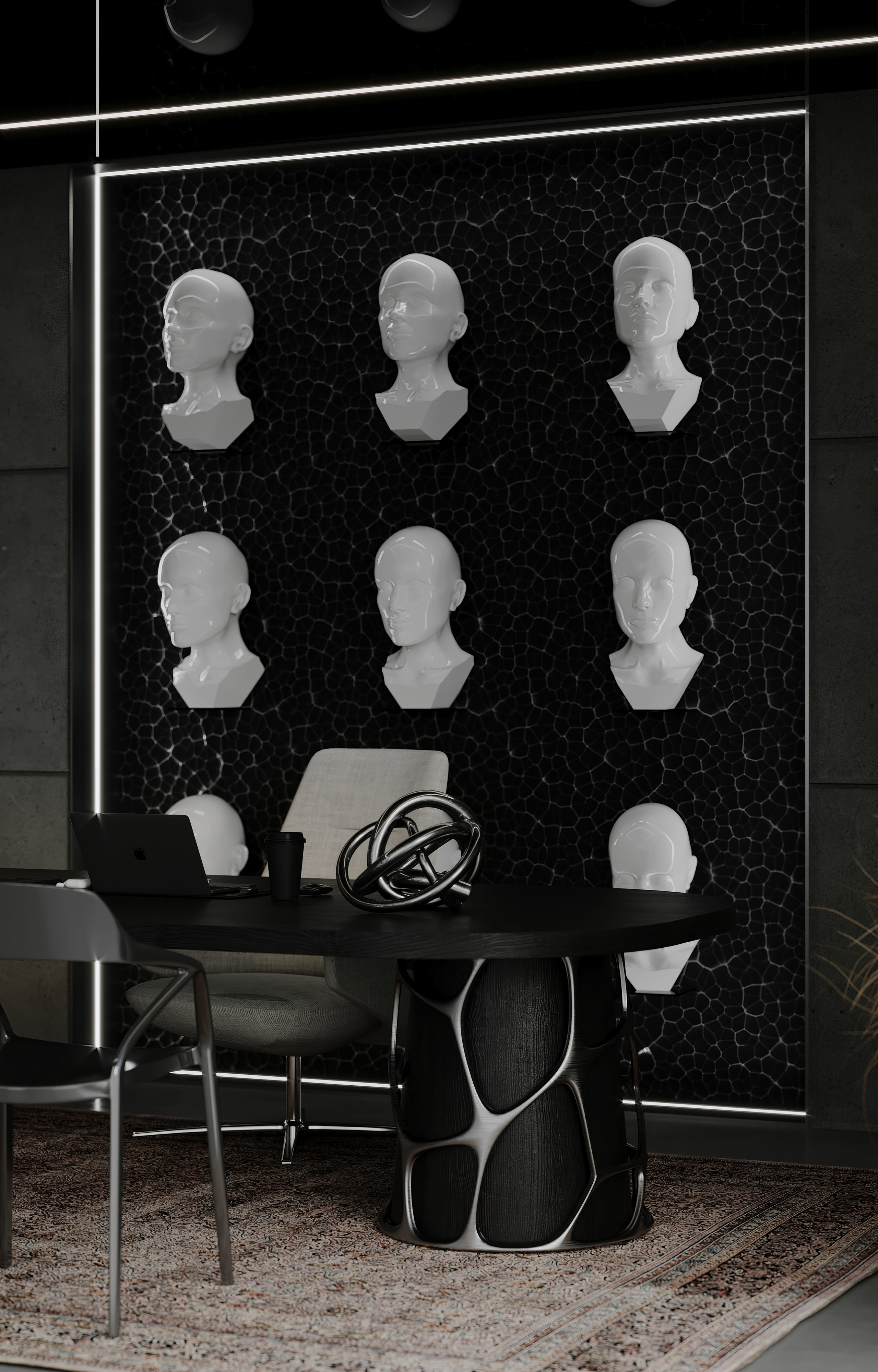 AS [Office design concept]. Anastasia Sorochin| 3d Visualization