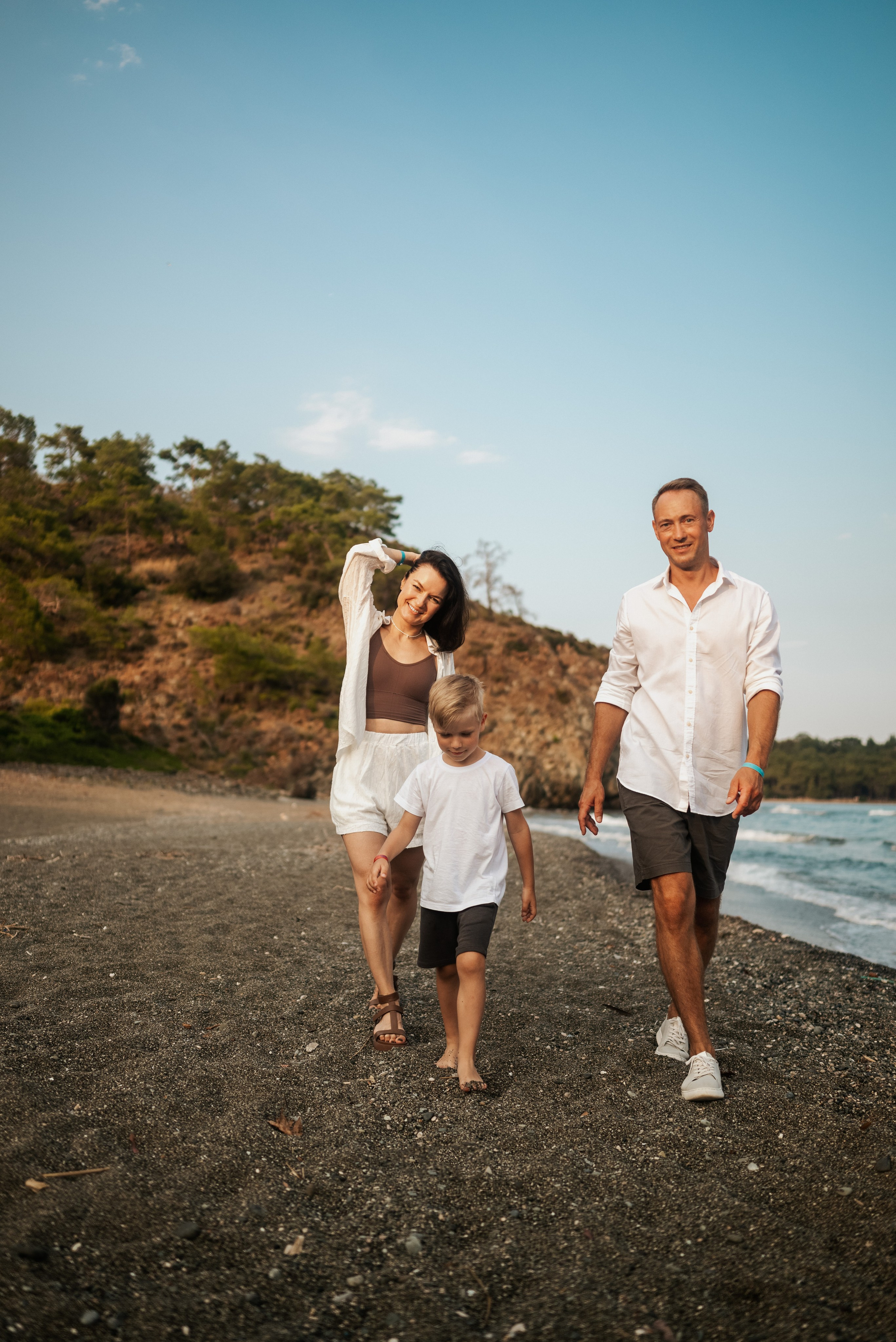 Семейная фотосессия в бухте Кемера. Photographer in Antalya, Kemer, Turkey