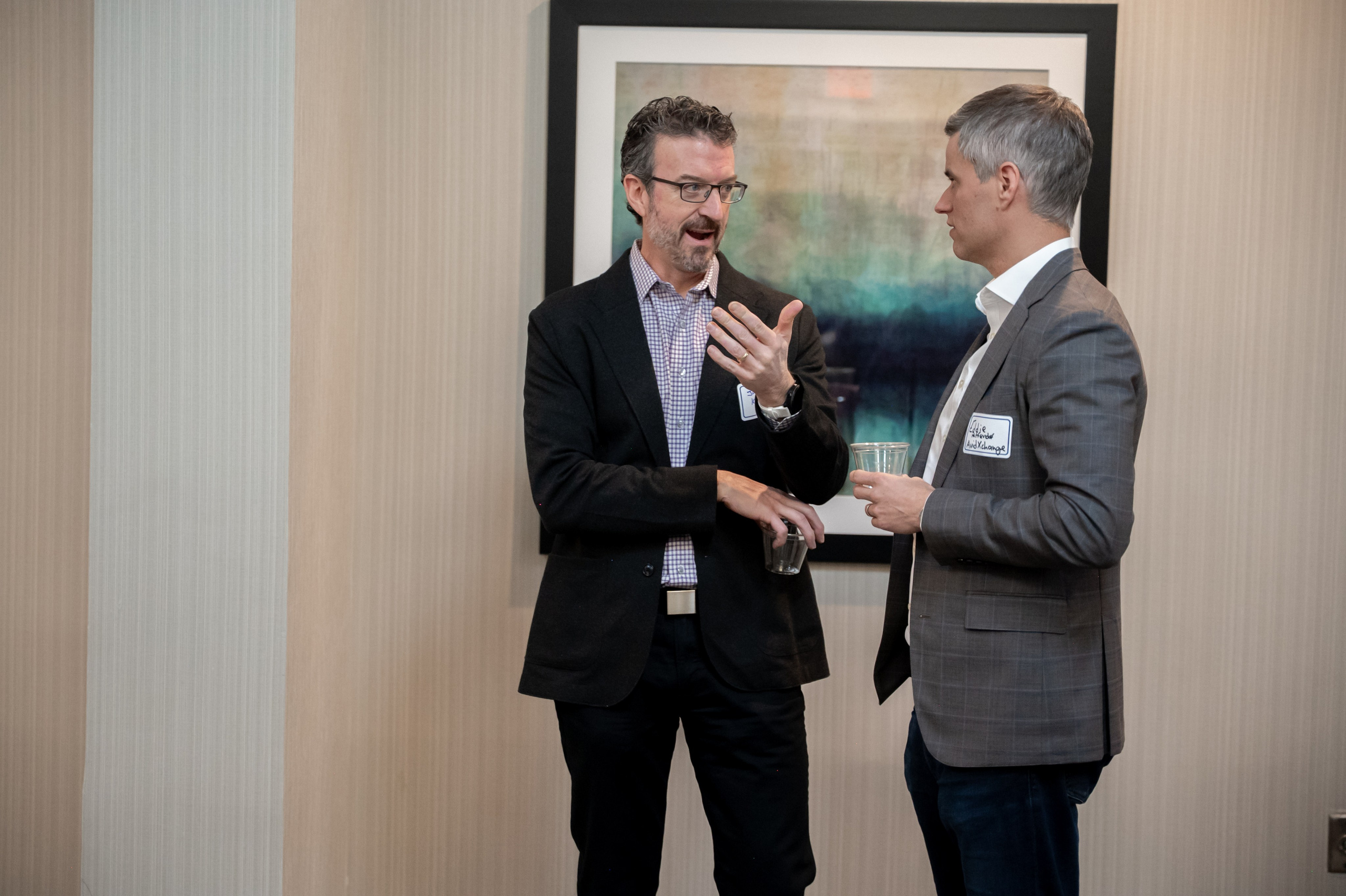 Executive Roundtable networking. Portrait photographer in Charlotte, North Carolina