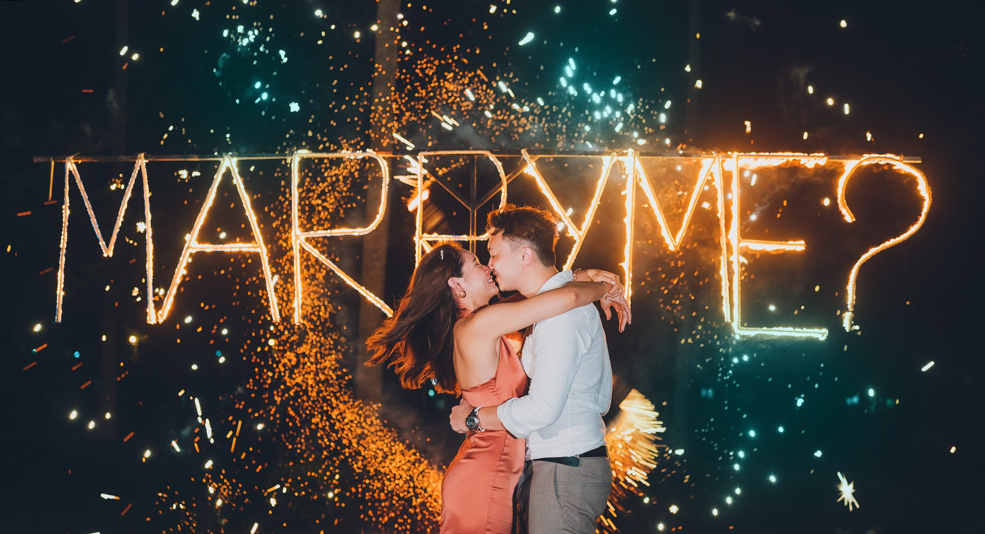 Romantic proposal on Koh Samui, Thailand