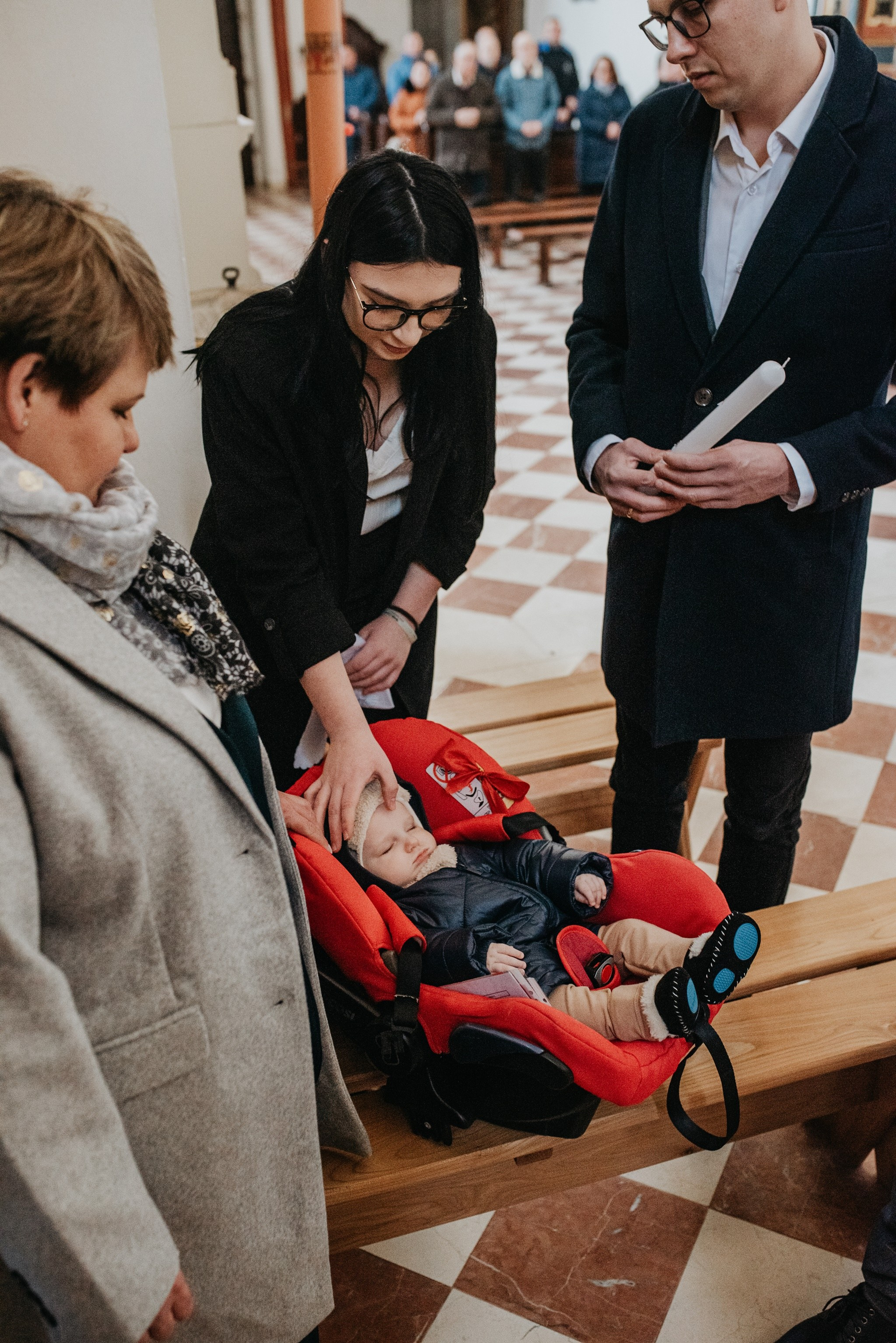 Chrzest Święty Adama. Dominika Strachacka Fotografia | Fotograf ślubny i rodzinny Opole Lubelskie Lublin