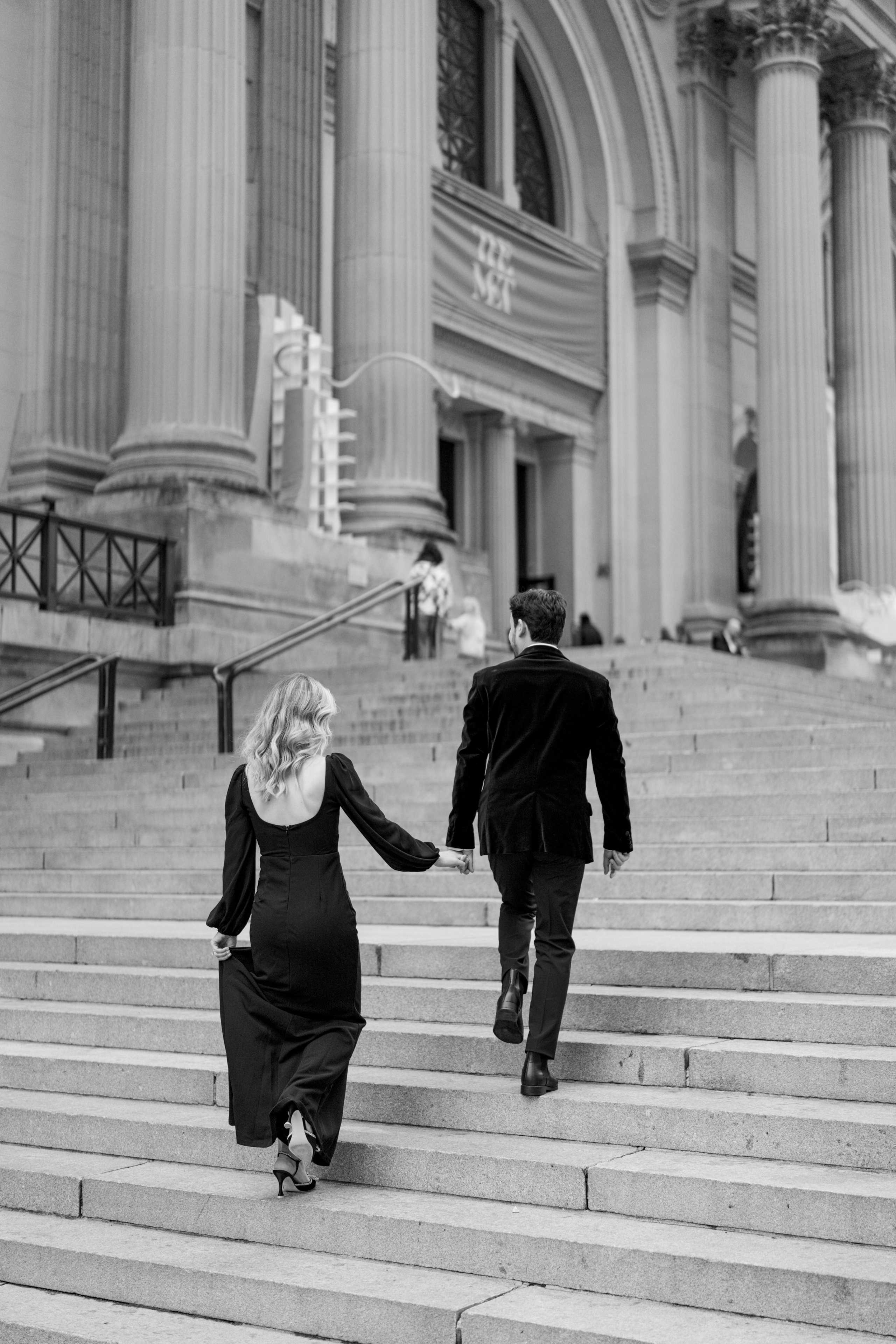 Caroline and Brendan’s Museum MET and Library Engagement Shoot. Wedding photographer and videographer New York | New Jersey