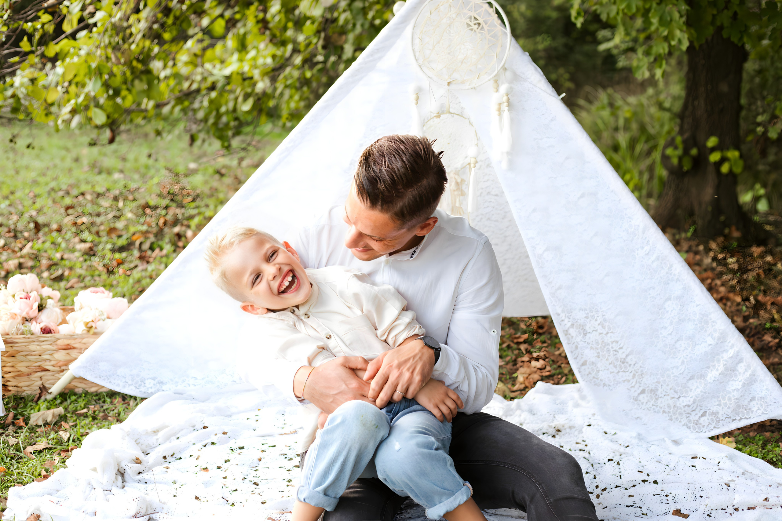 Maggie e la sua bellissima famiglia. Luci e Capricci Photography