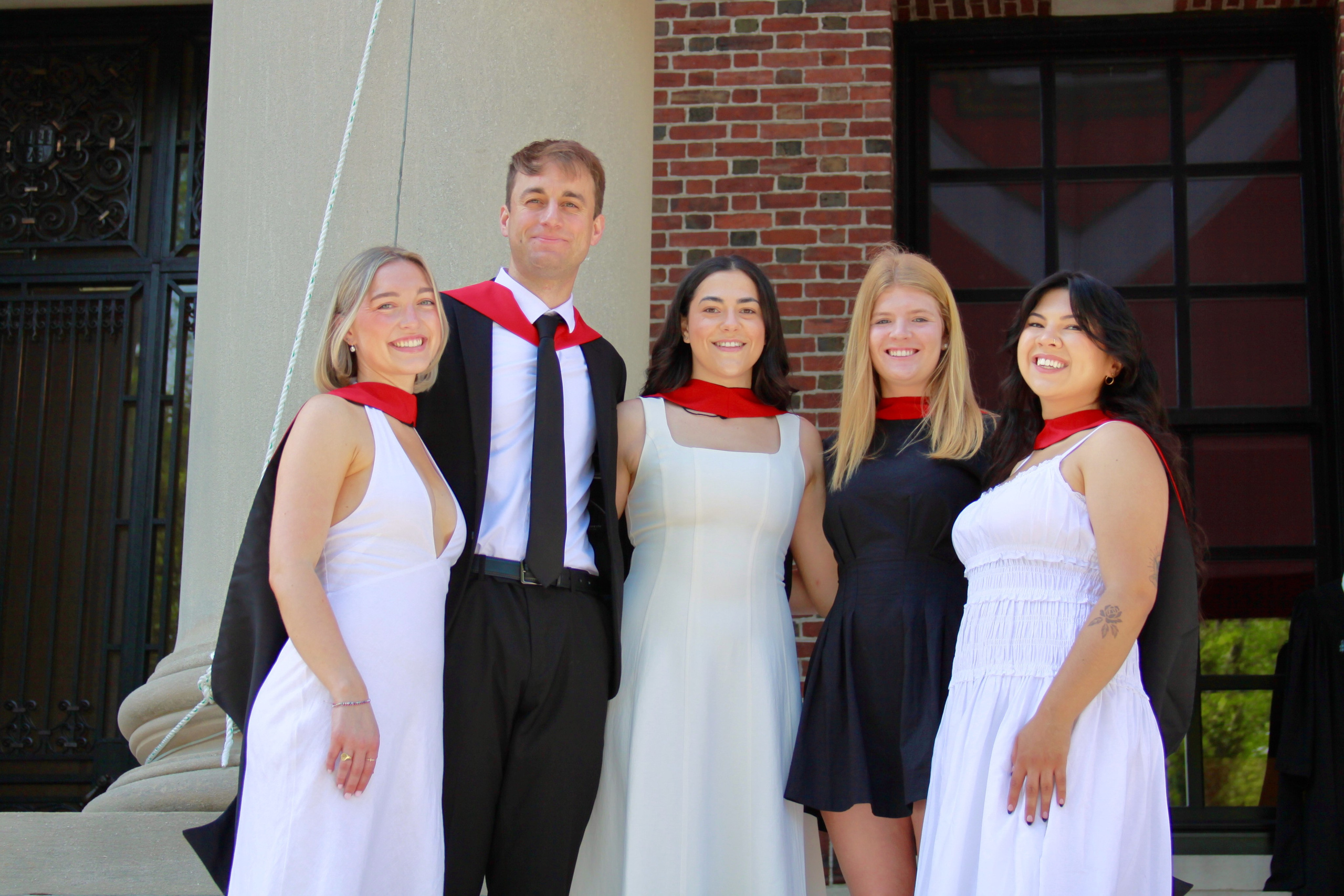 Masters graduation with Talia (group shoot). Kelly Sang, graduation and portrait photographer in Boston