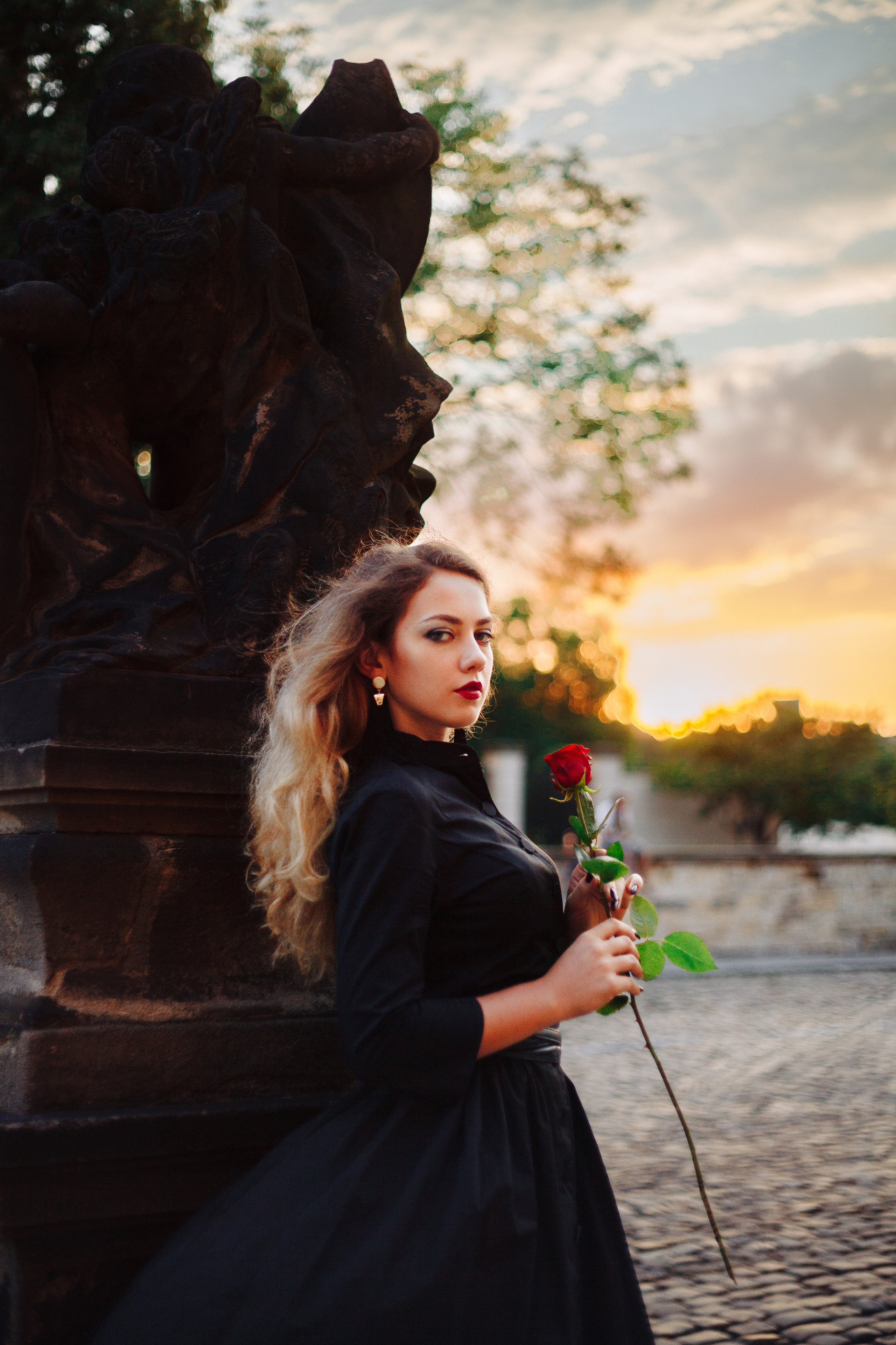 Victoria. Photographer in Prague for tourists