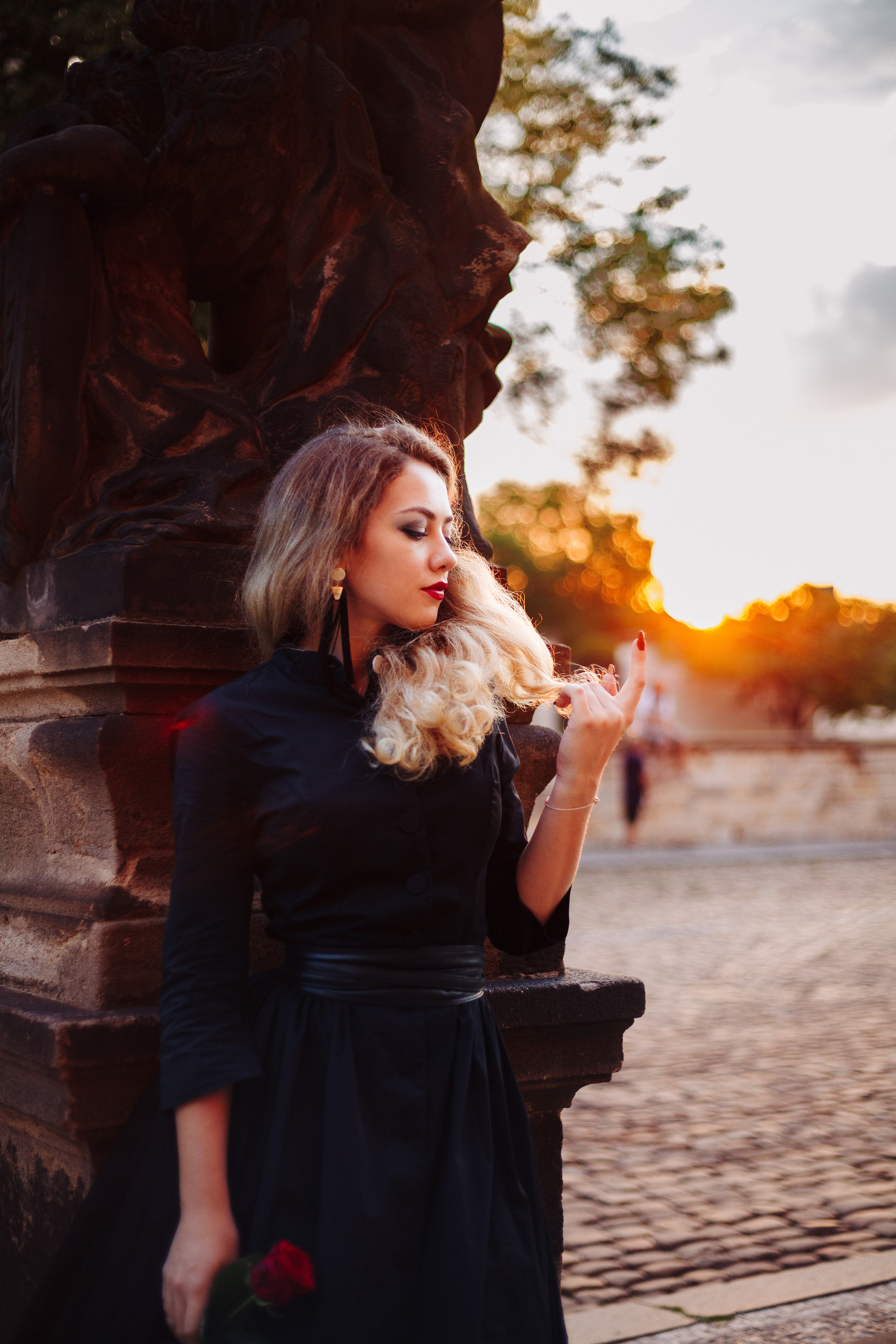 Victoria. Photographer in Prague for tourists