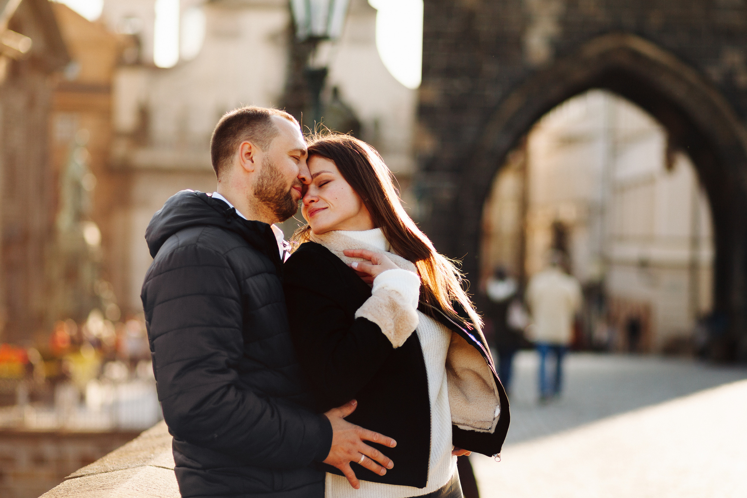 Lana & Andrew. Photographer in Prague for tourists