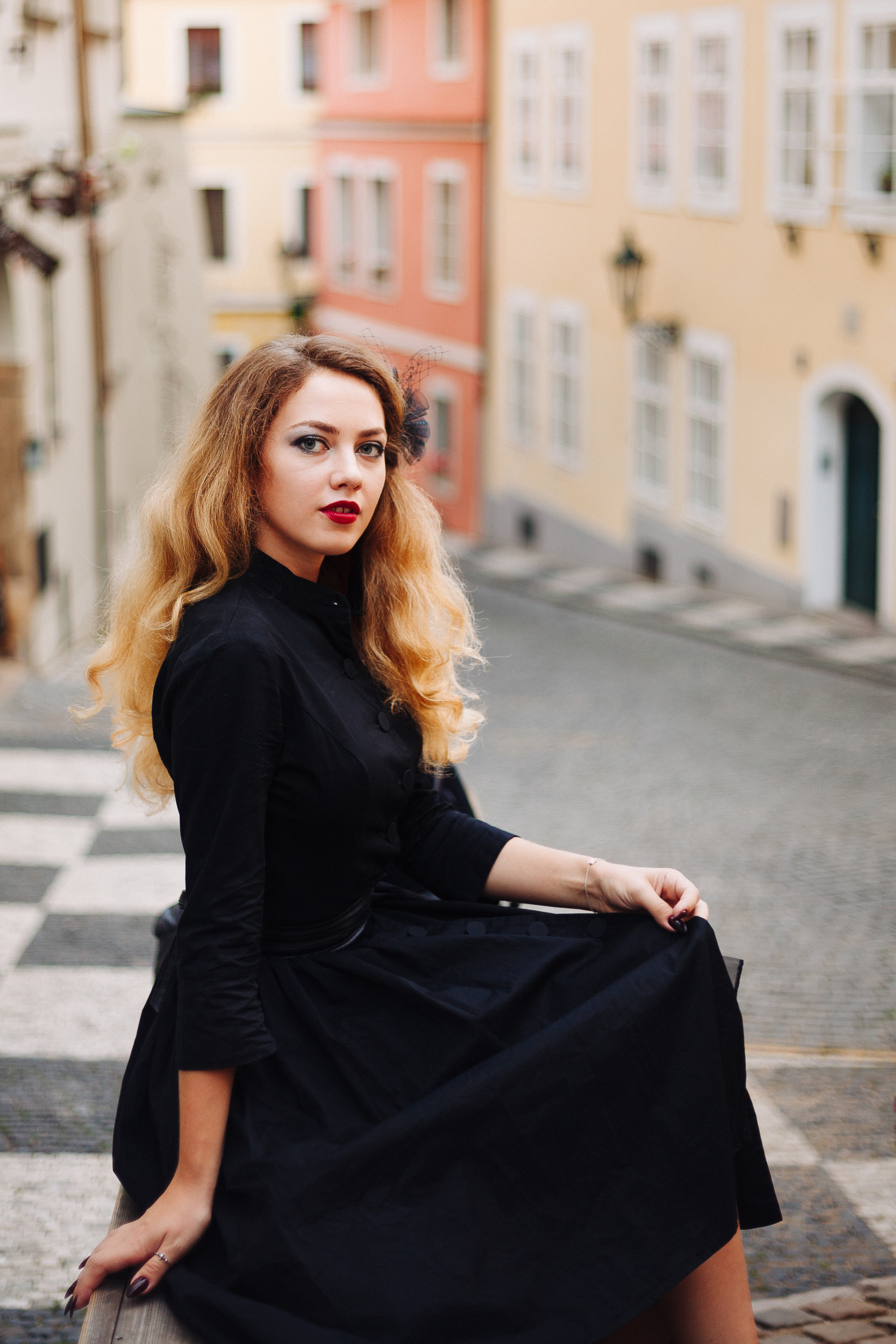 Victoria. Photographer in Prague for tourists