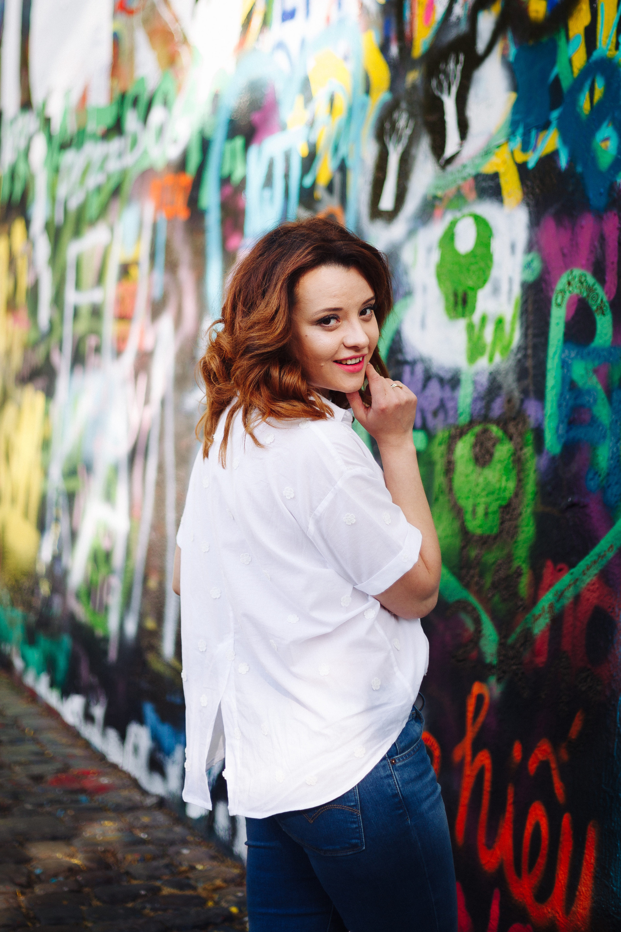 Olga. Photographer in Prague for tourists