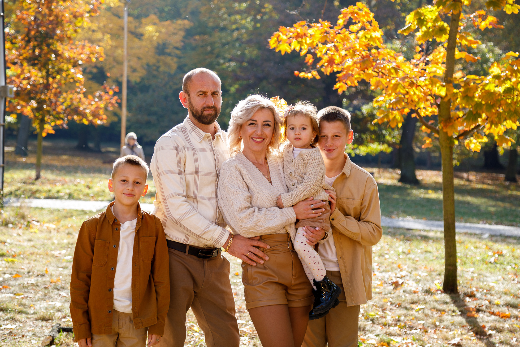 Olga, Victor & kids. Photographer in Prague for tourists