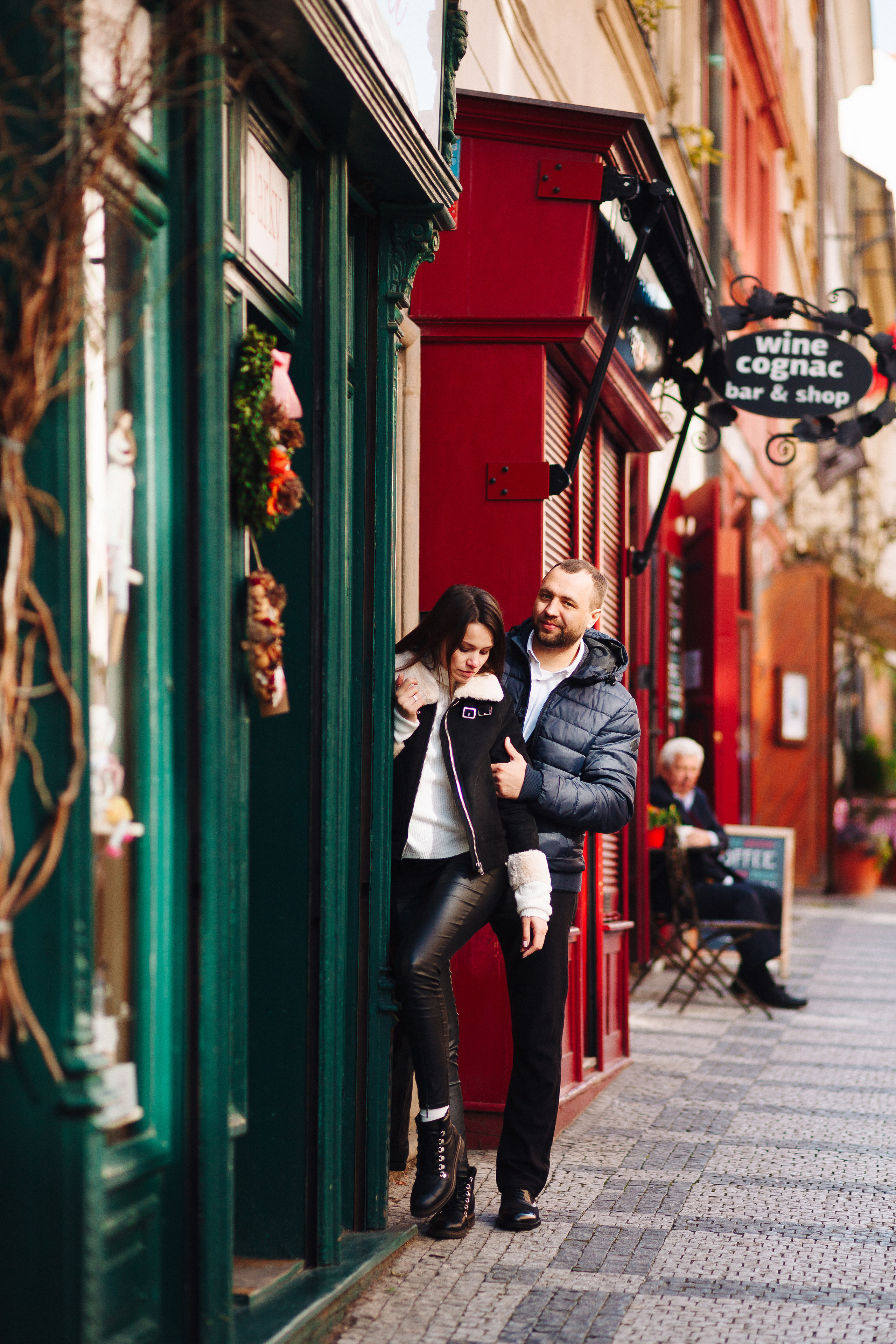 Lana & Andrew. Photographer in Prague for tourists