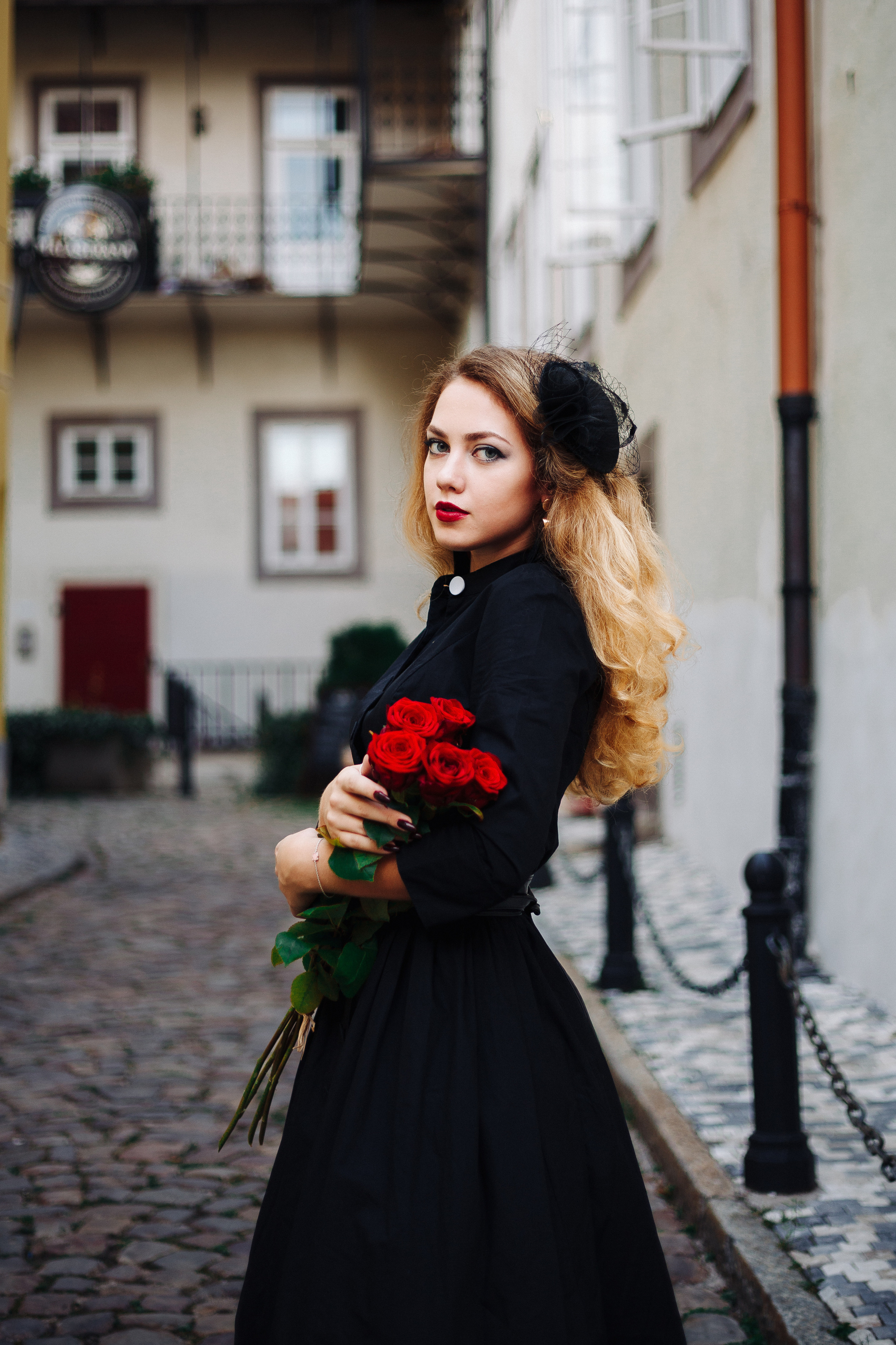 Victoria. Photographer in Prague for tourists