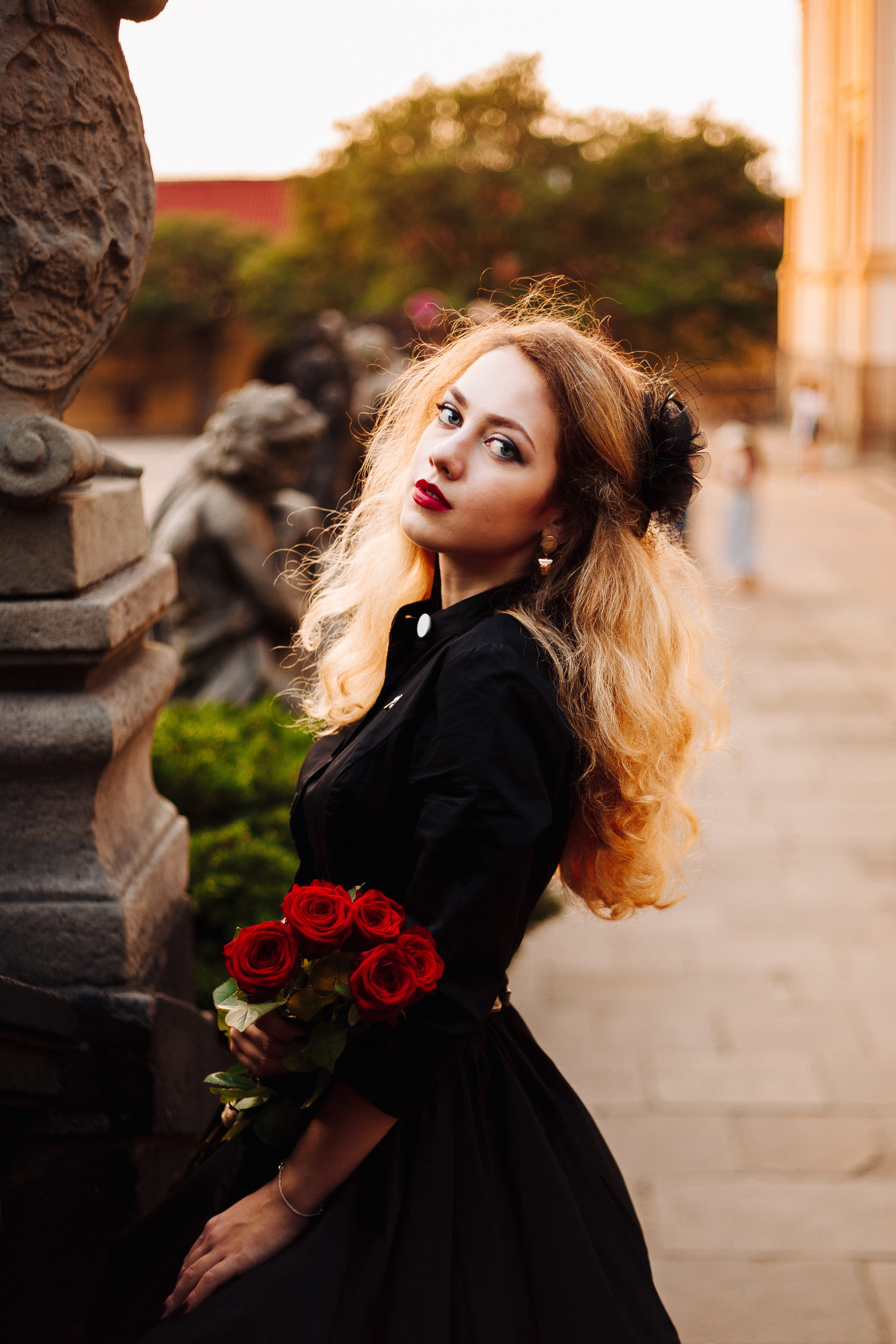 Victoria. Photographer in Prague for tourists