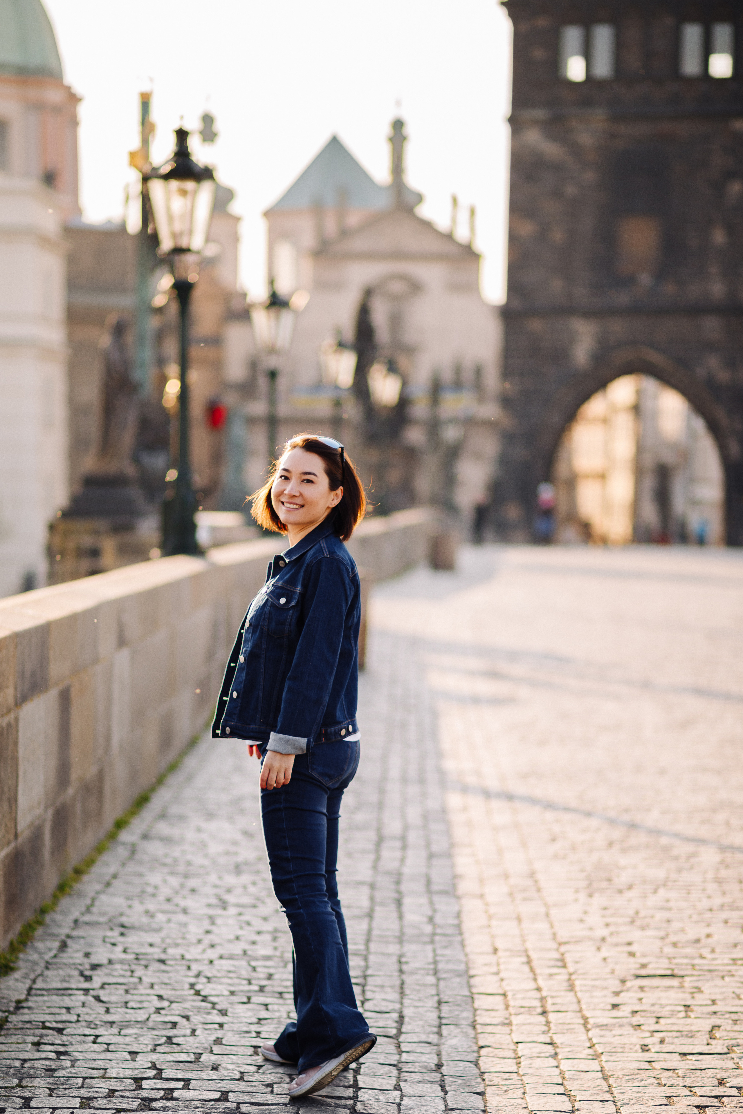 Gulmiras photoshoot. Photographer in Prague for tourists