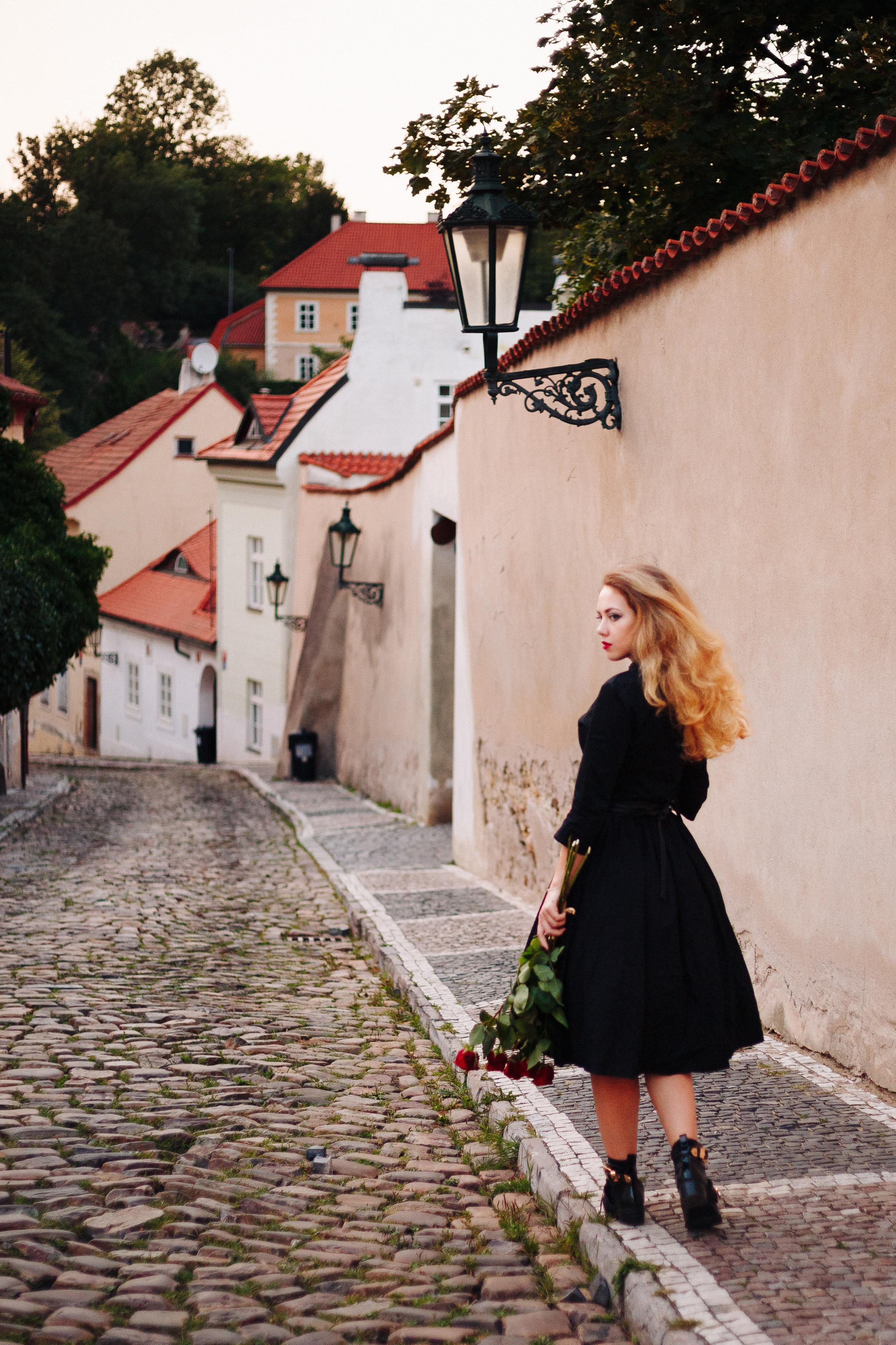 Victoria. Photographer in Prague for tourists