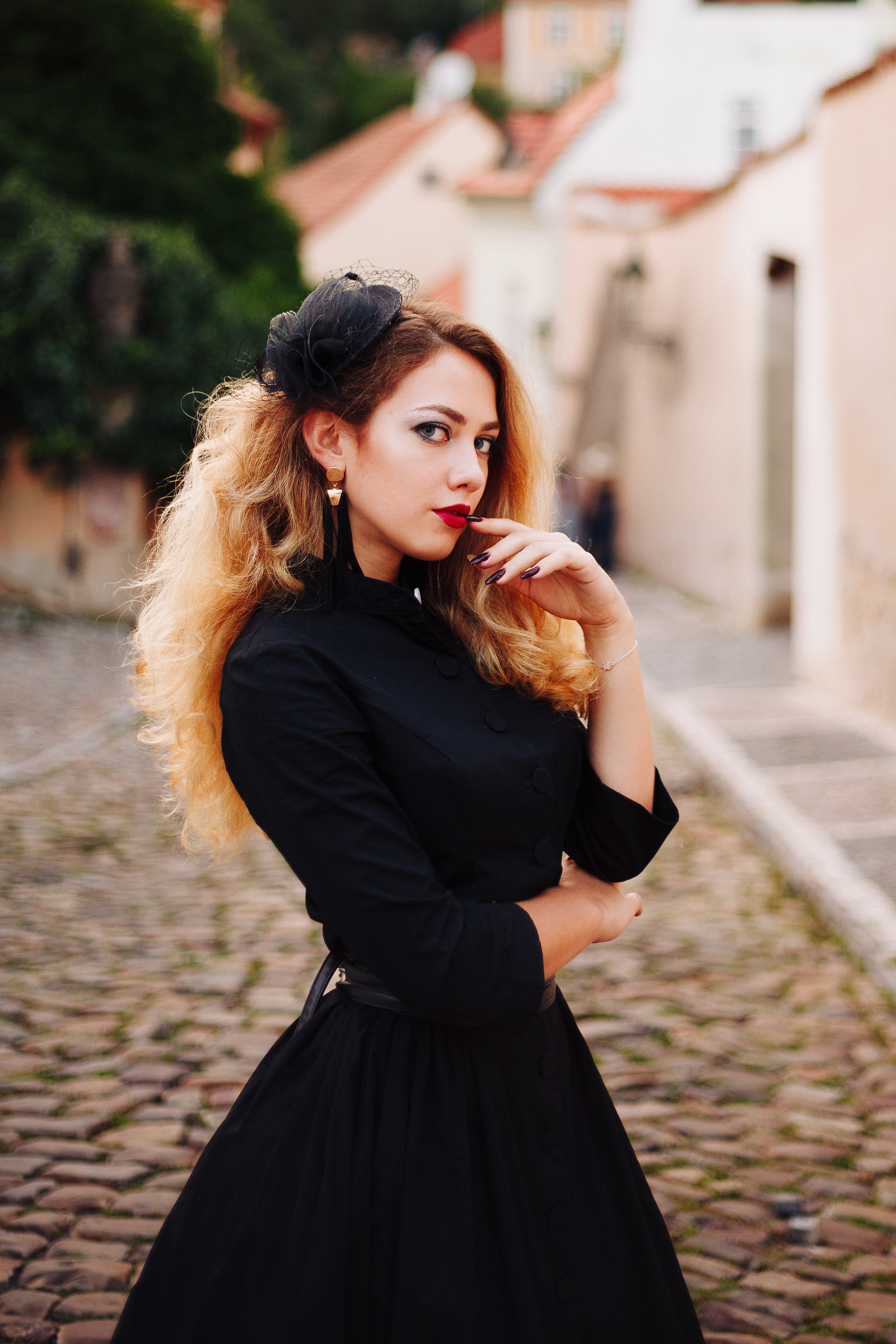 Victoria. Photographer in Prague for tourists