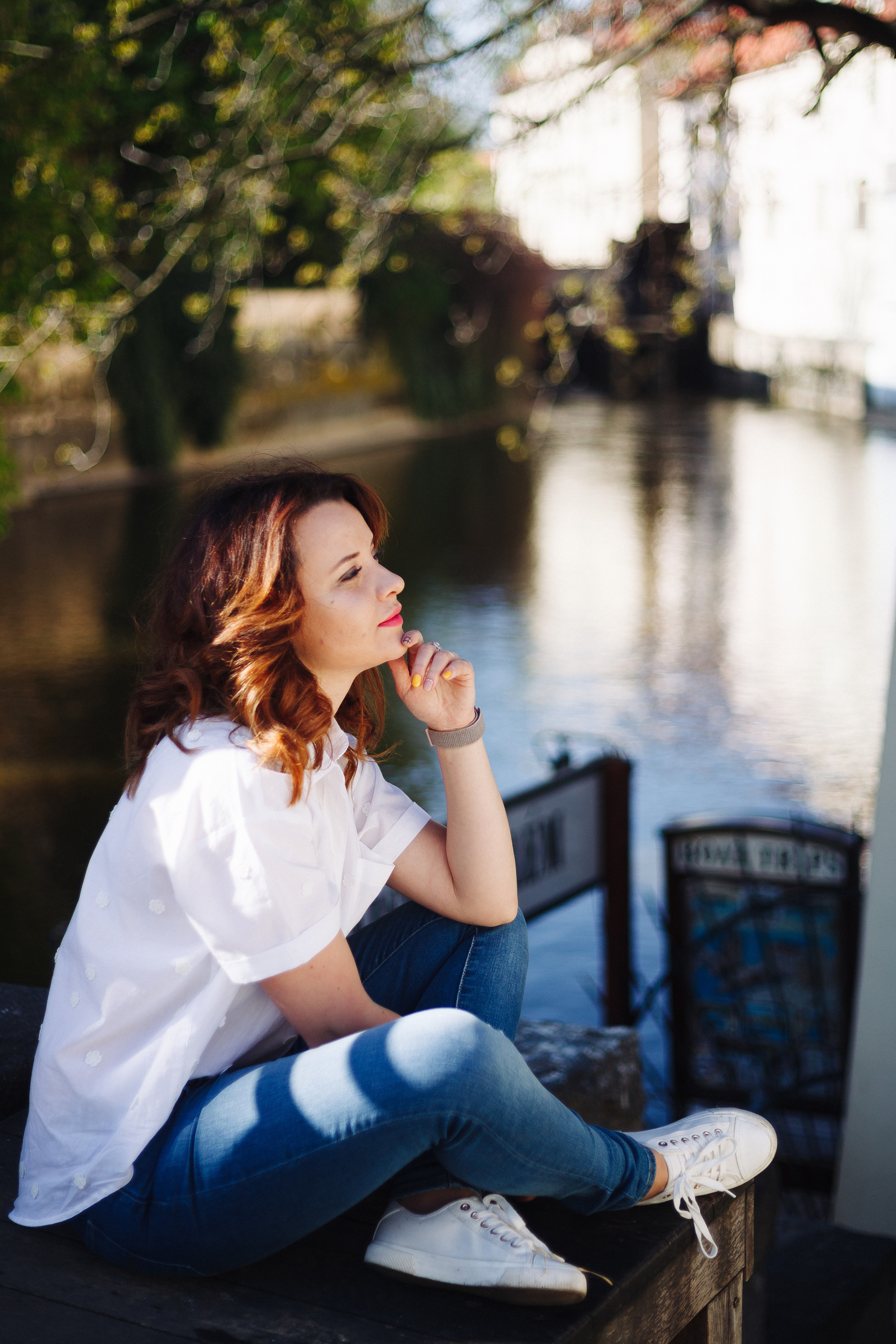 Olga. Photographer in Prague for tourists