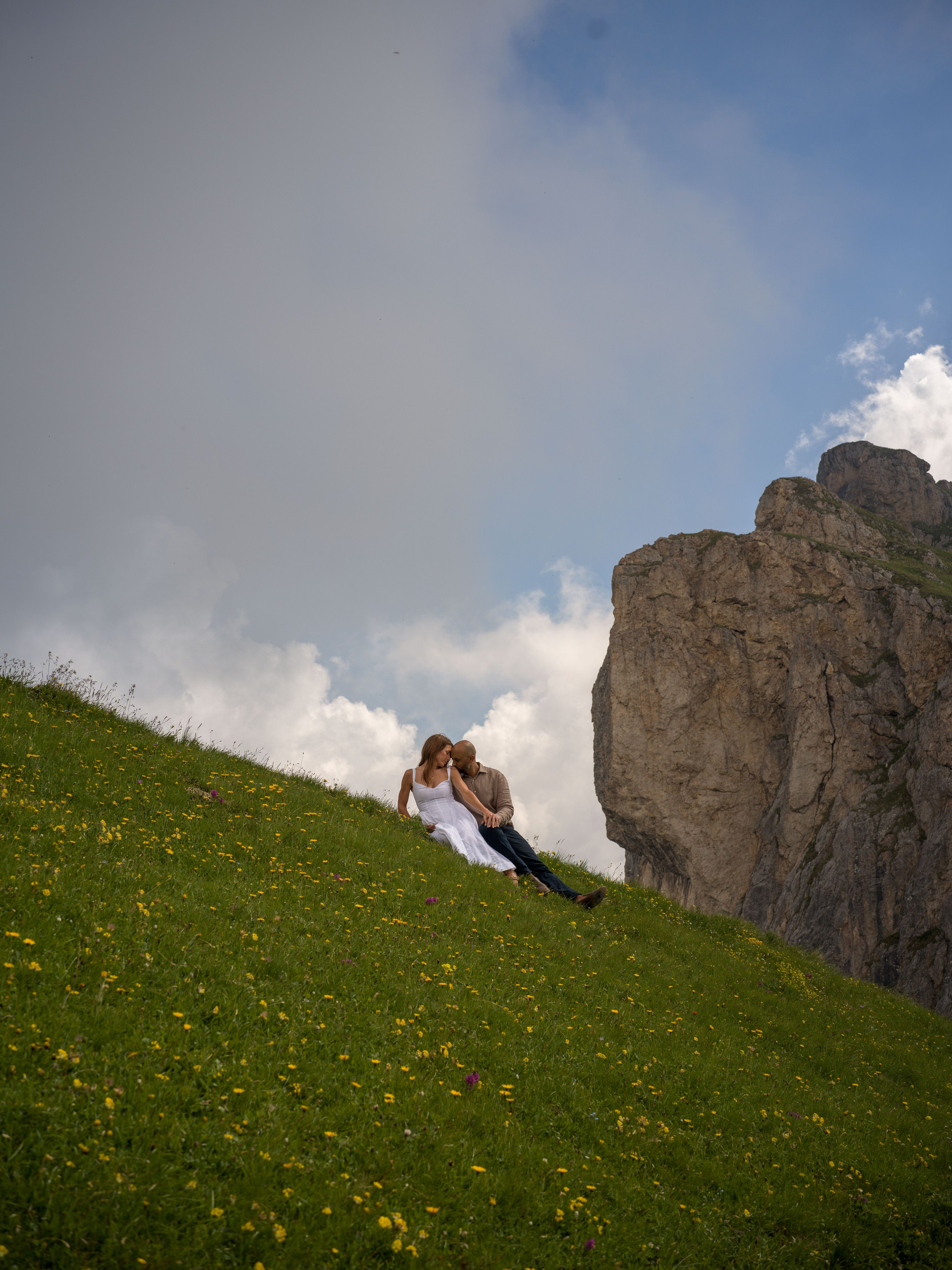 Elopement, Seceda, the Dolomites
