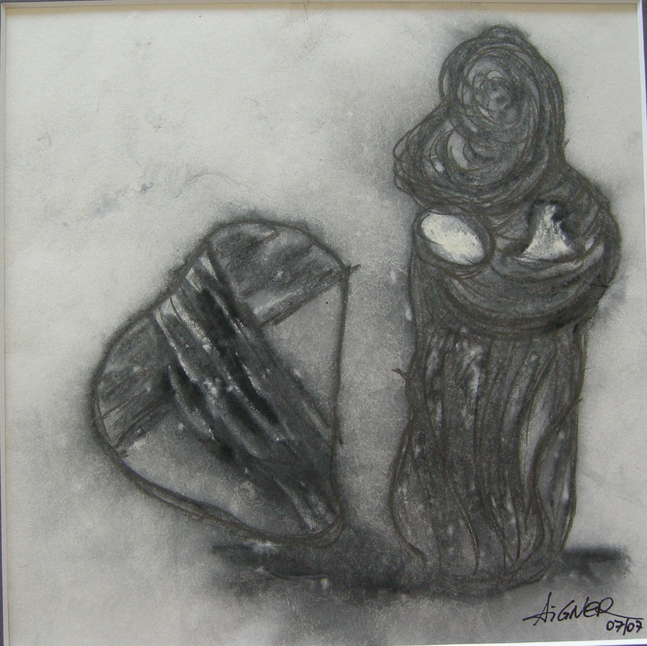 sprechende Steine 2007 - 30x30