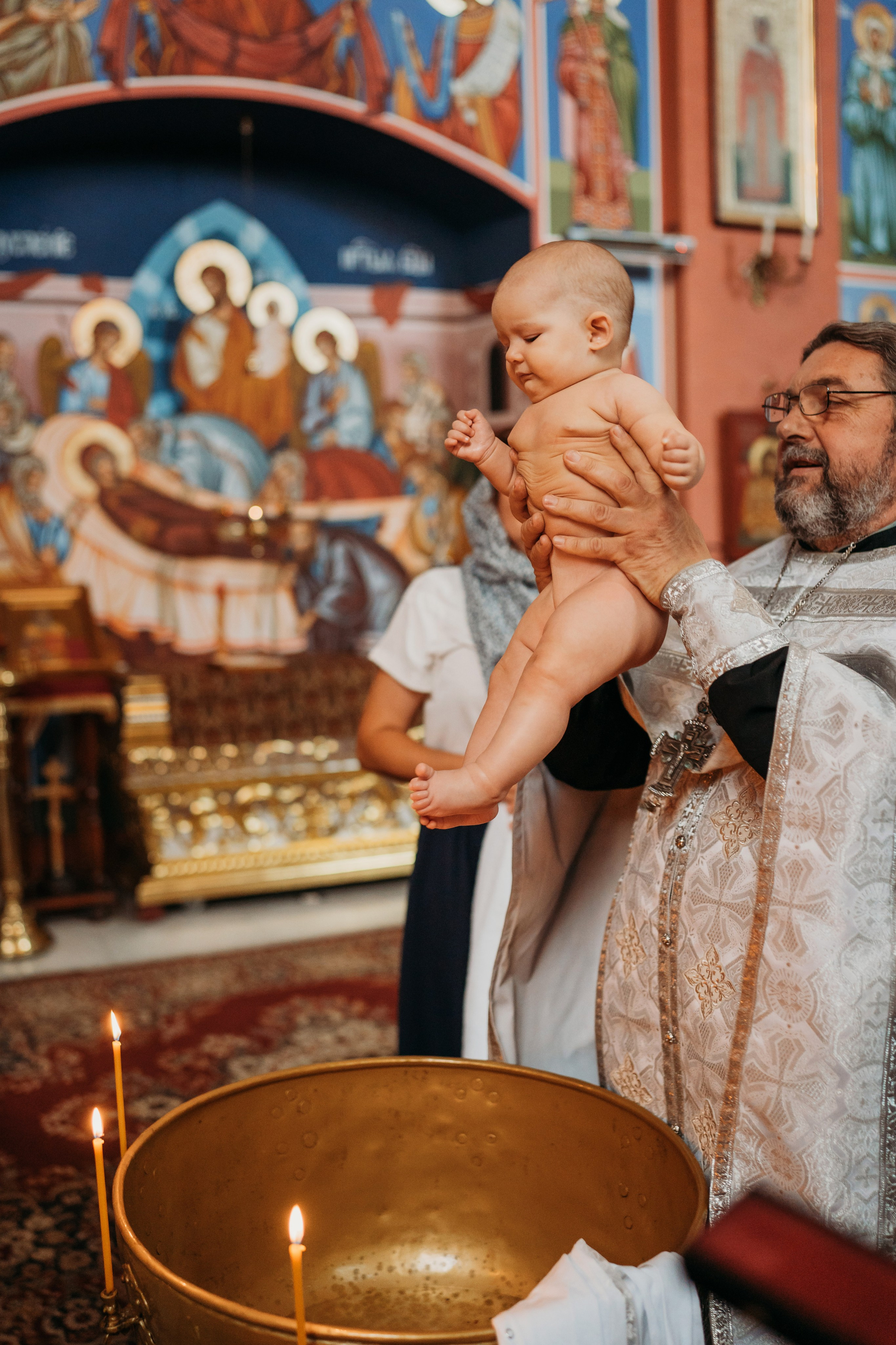 Таинство Крещения. Фотограф новорожденных и детей первого года Евгения Михалькевич