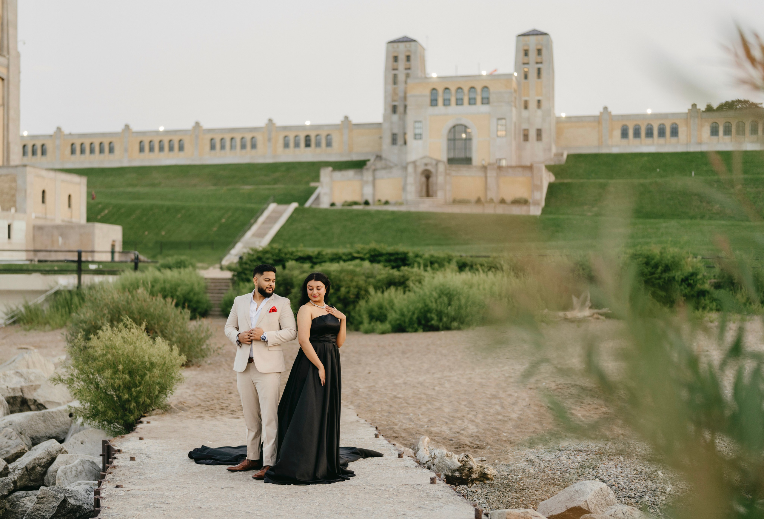 Couple Photoshoot at R.C. Harris Water Treatment Plant Toronto | Antevasi Studios
