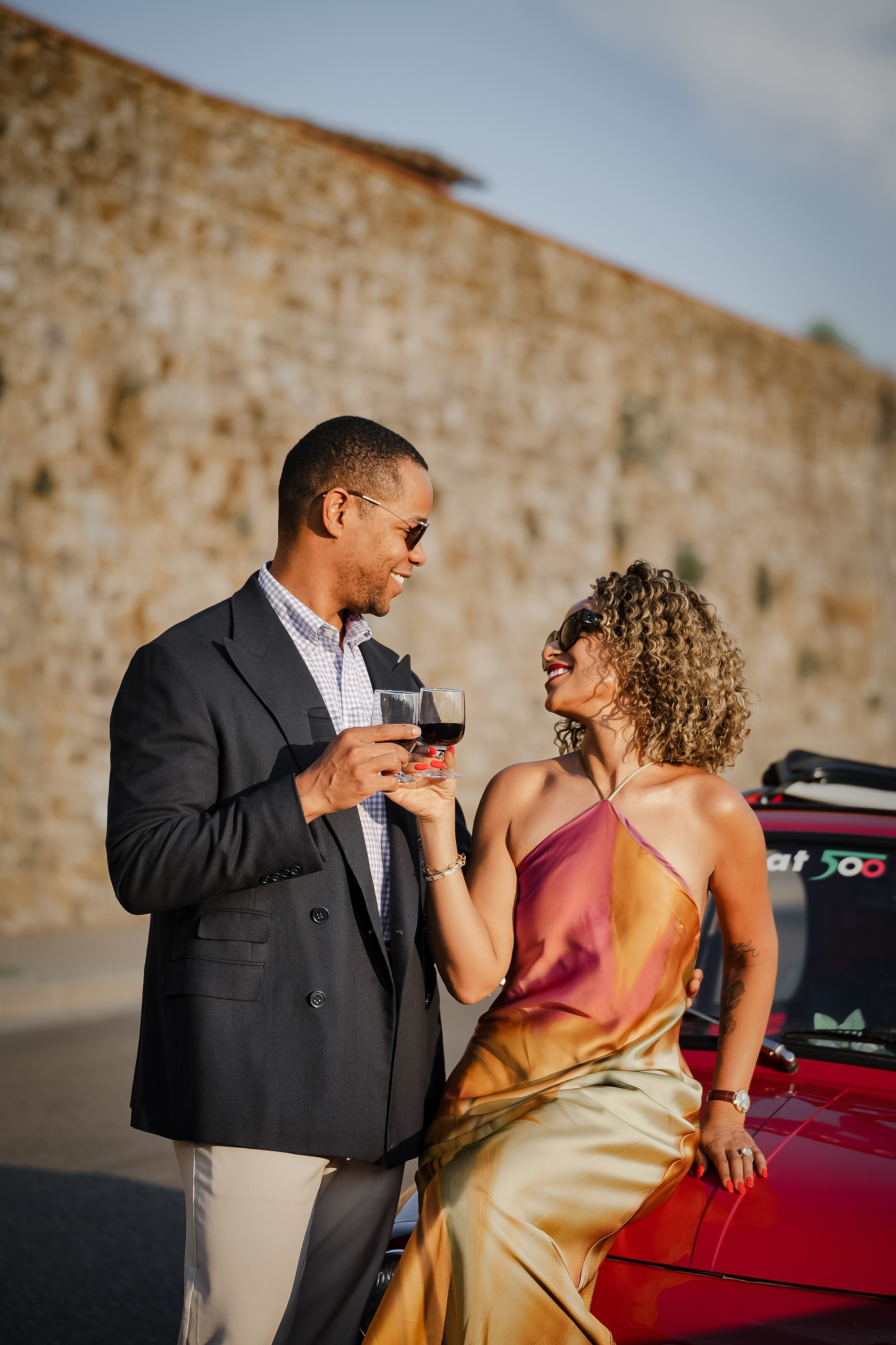 FIAT 500. Wedding Photographer in Italy