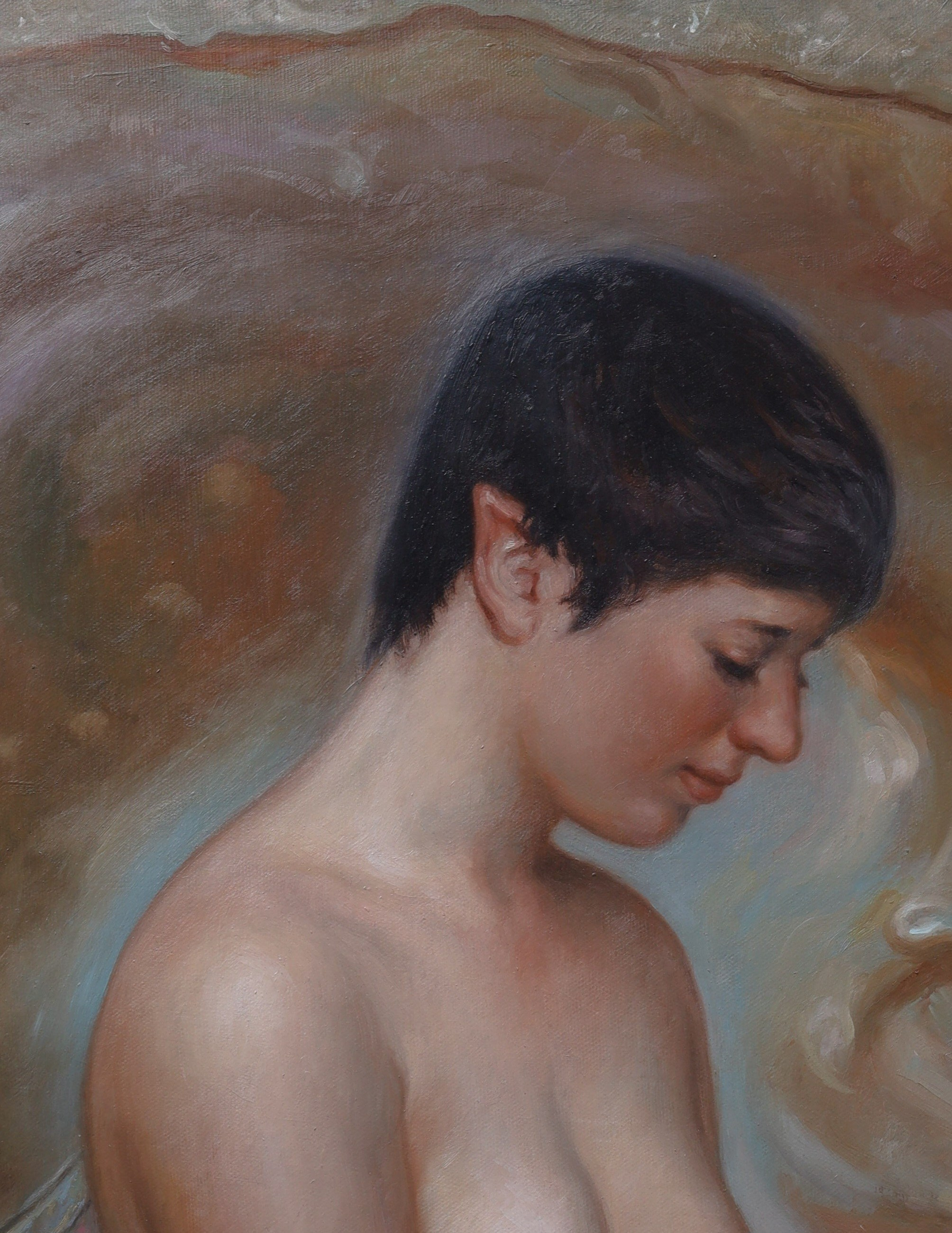 Pearl Sylphide, oil on canvas, Barbara Cabral. Barbara Cabral