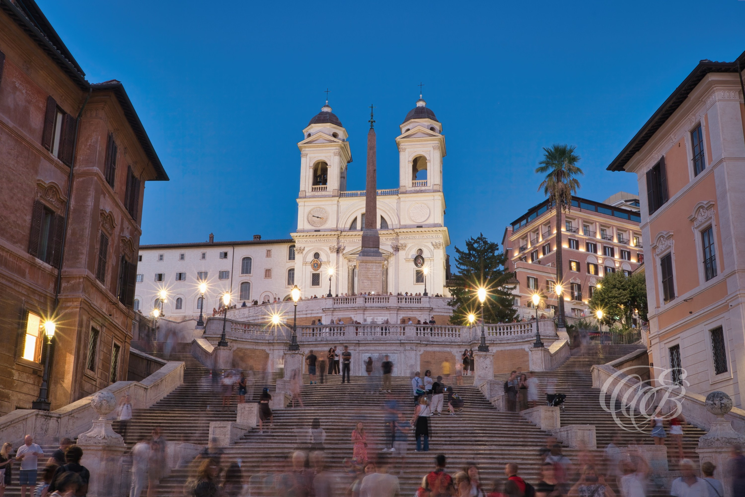 Photography of Italy — Rome, Spanish Steps at Dusk — Eduardo Bartoli Fine Art & Travel Photography