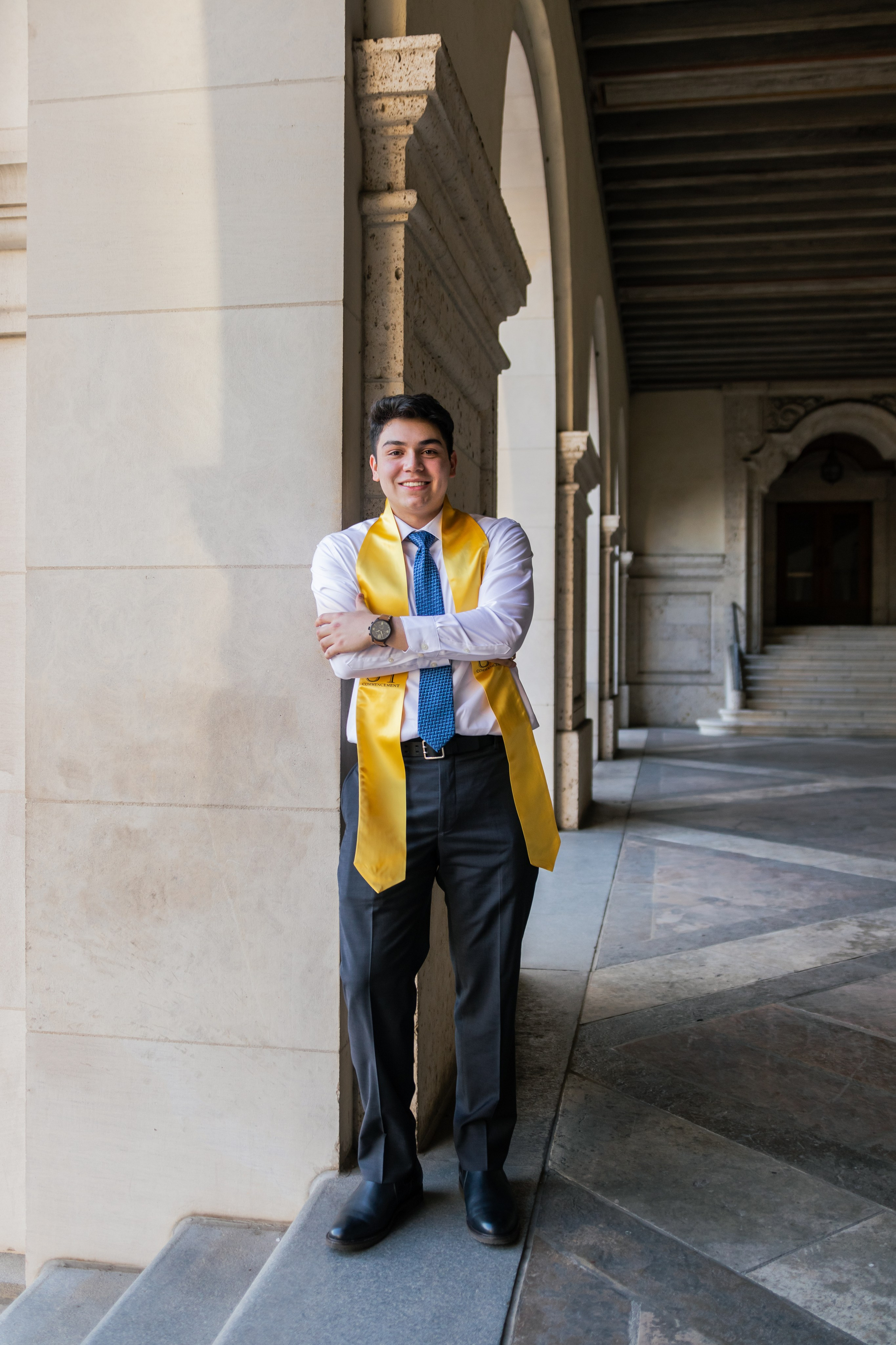 Christopher’s graduation photoshoot at the University of Texas Austin