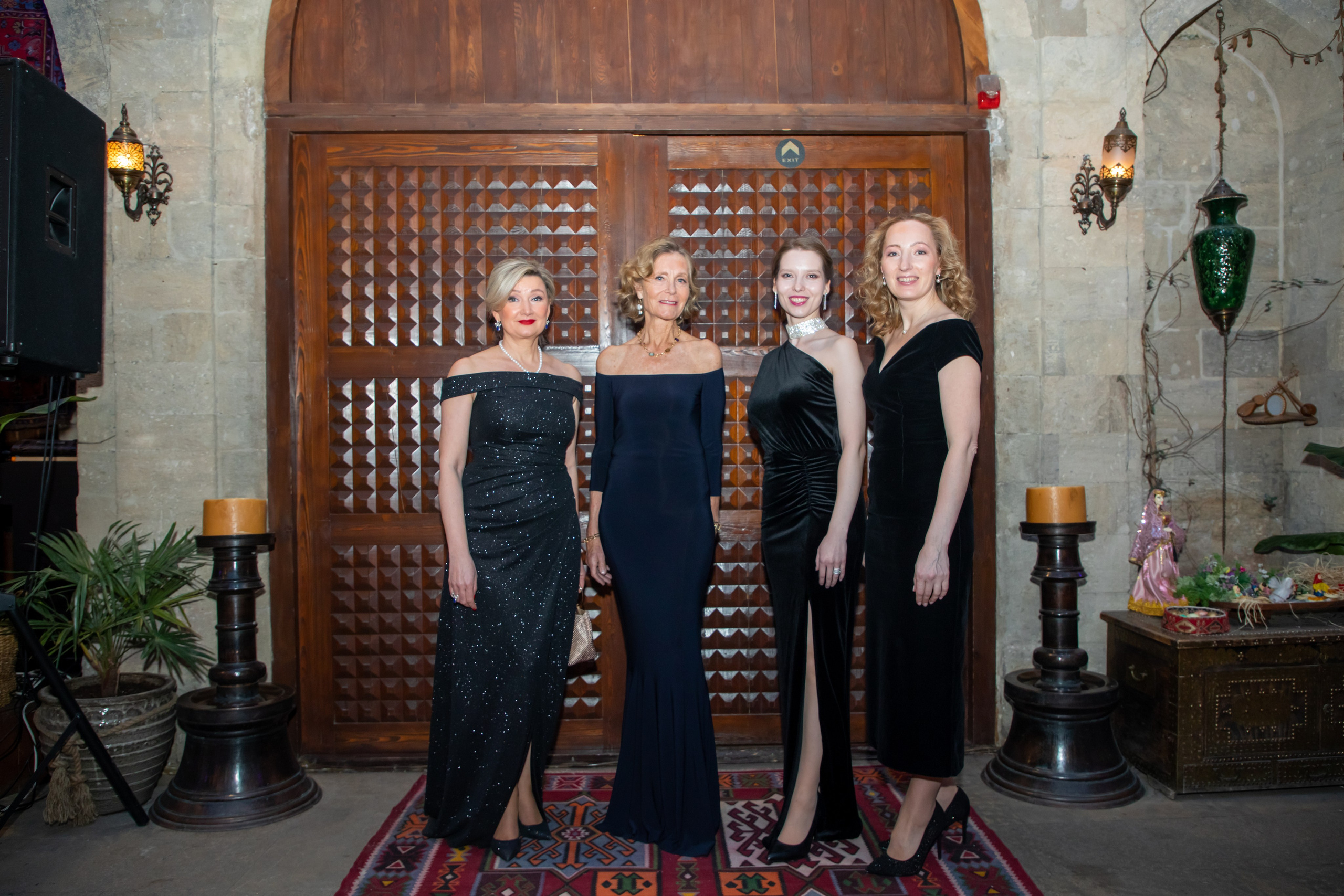Gala-Dinner with the French Countess, the main etiquette expert Marie de Tilly. Baku Photographer