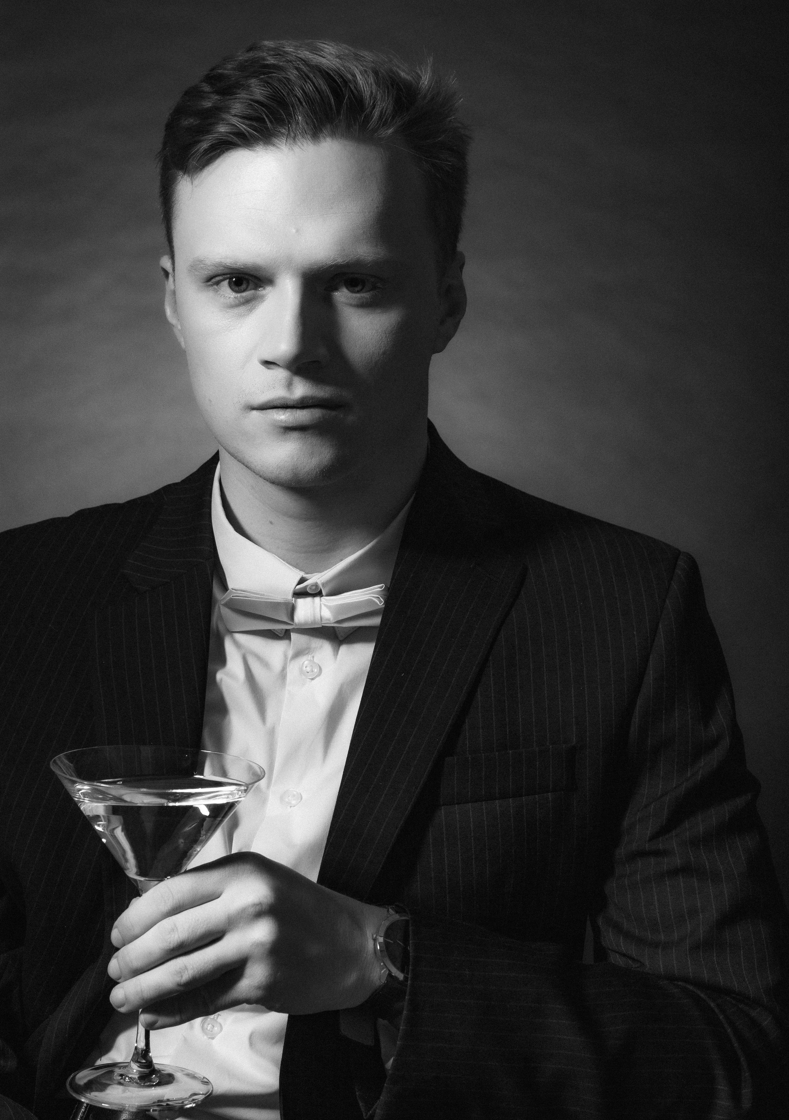 Photoshoot for stand up artist Chris Falman «The Golden Age of Hollywood»