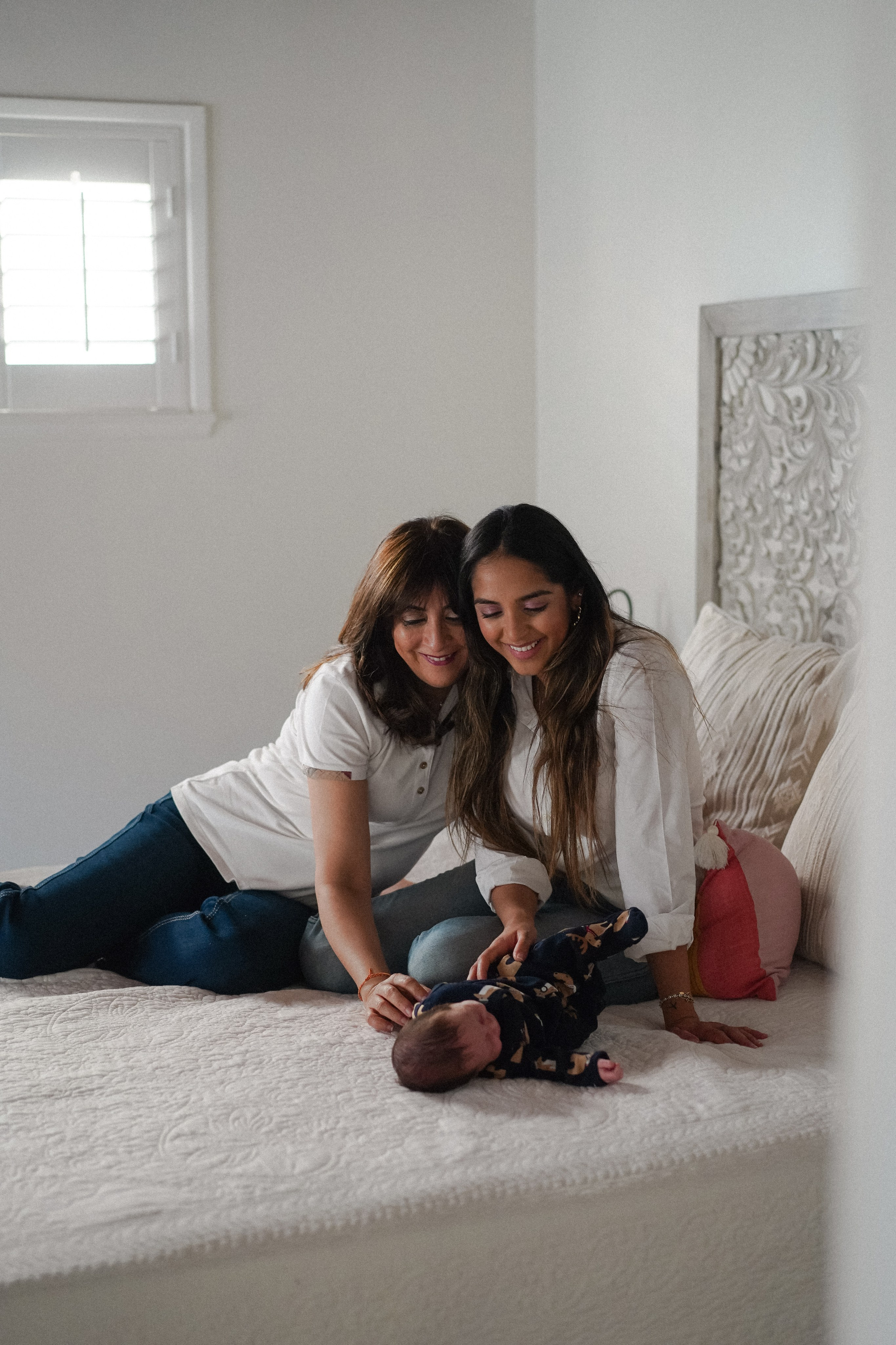 Newborn photoshoot at home