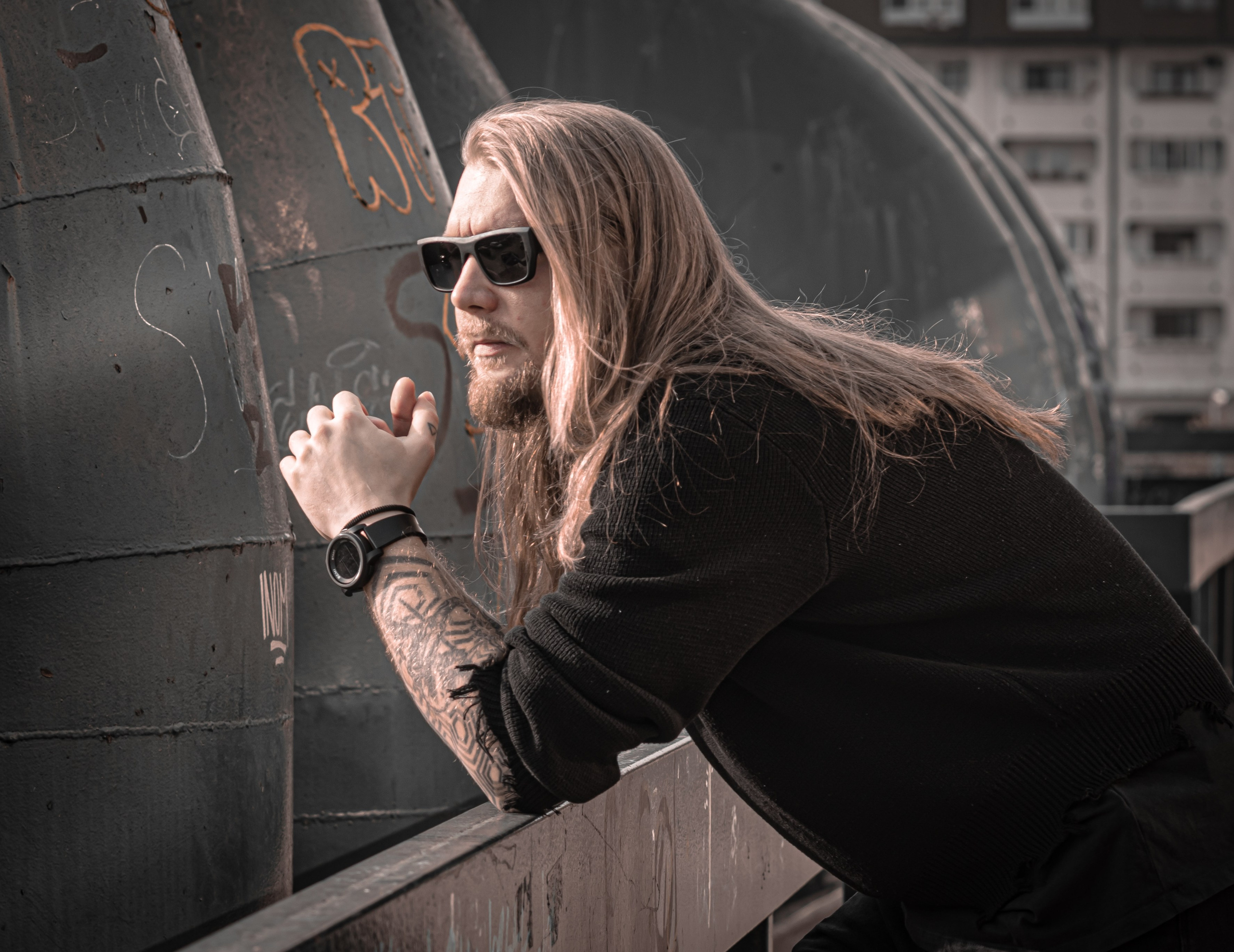 Andrey - tattoo artist, looks like a movie star. Виктория Федосеенко, фотограф в Сербии