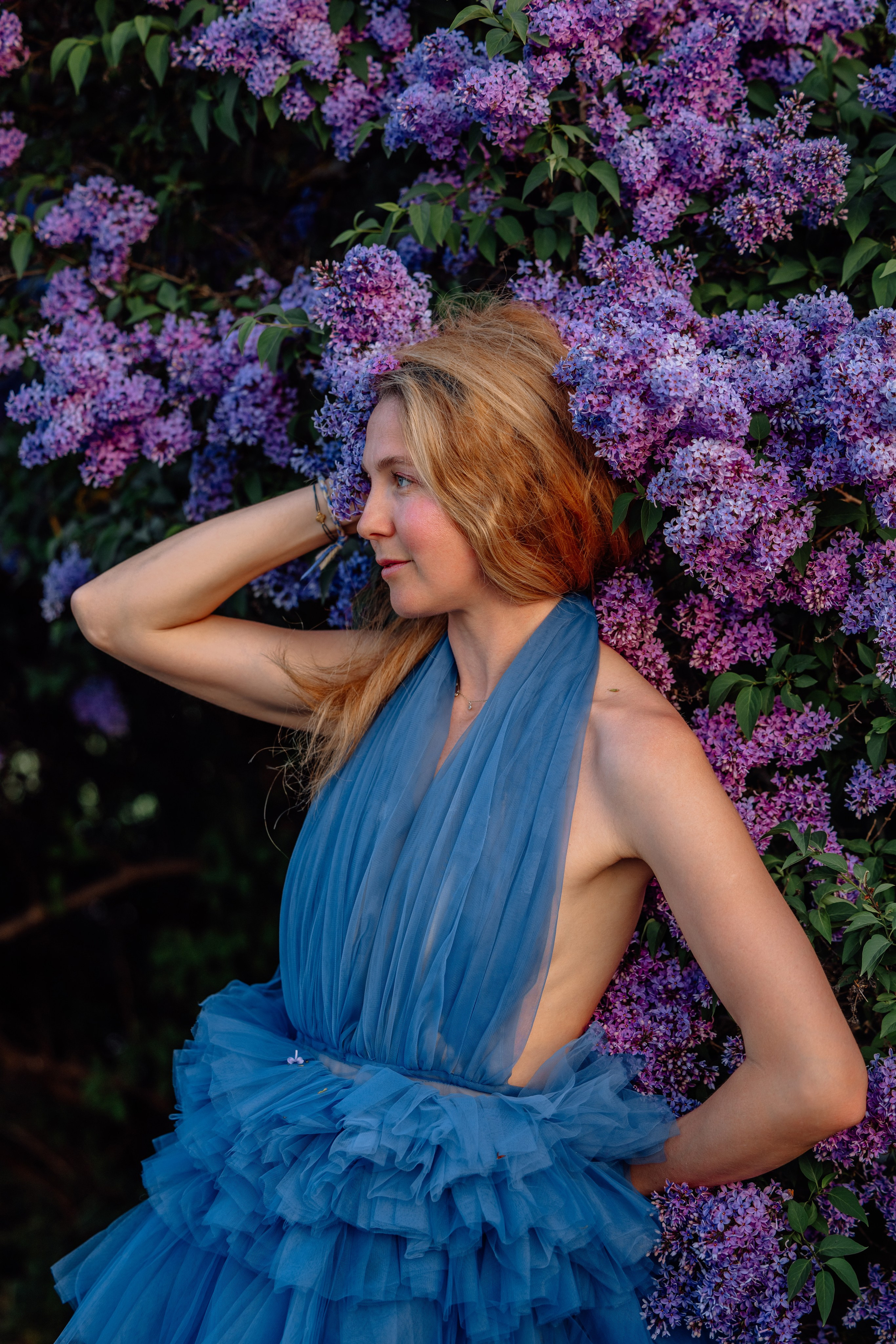 Wenn der Flieder beim Schloss Nymphenburg blüht. Hochzeitsfotograf München Taufe Familienfotograf Tanja Mauke