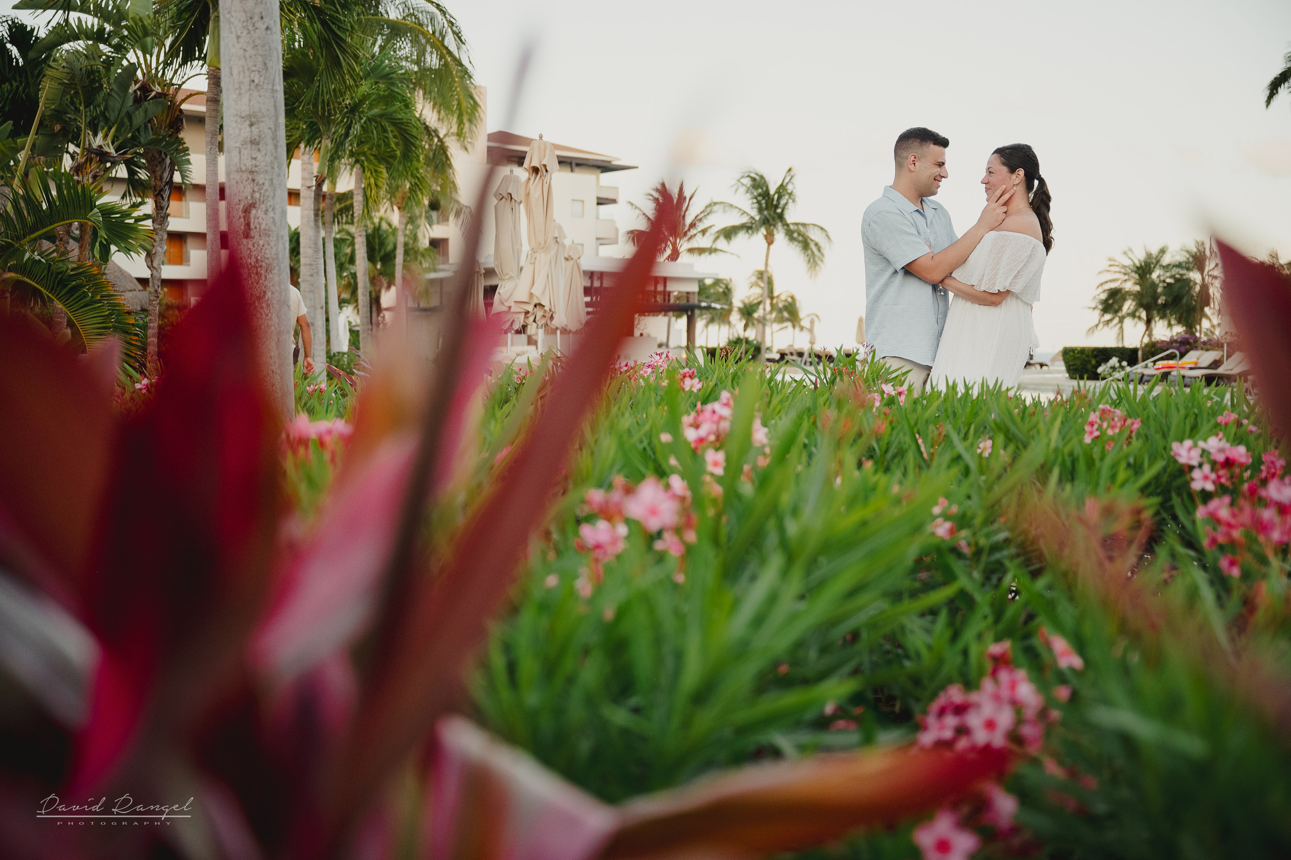 Lindsey & Luke — Save the Date — Dreams Costa Mujeres. Destination wedding photographer based in Cancun and Riviera Maya with service worldwide