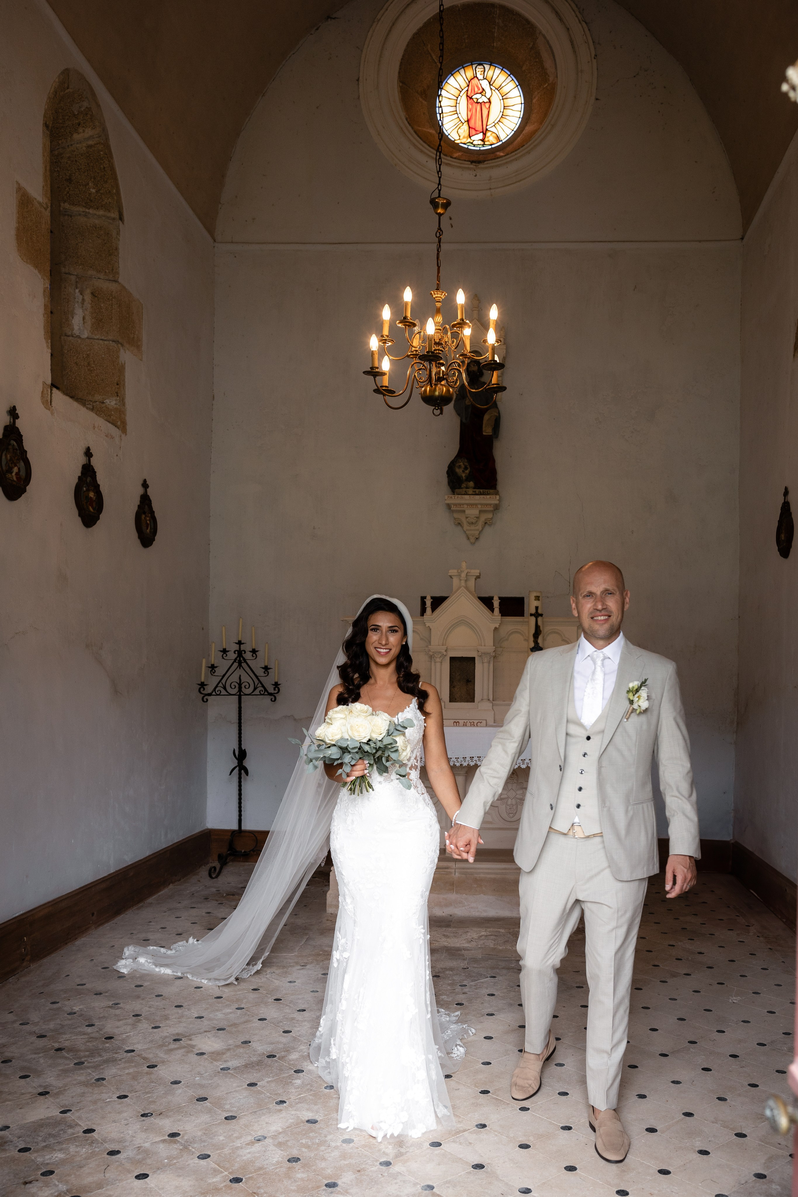 Roxane & Denis. Wedding at Abbaye du Palais, Thauron, France. June 29, 2024. Евгения Смирнова — Ваш фотограф в Тулузе и на юго-западе Франции