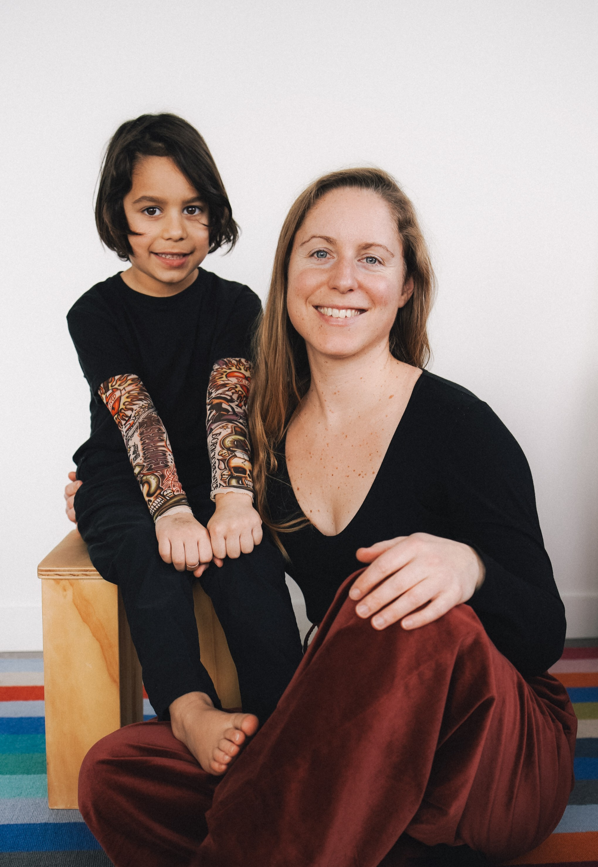 Marianne and her son Tumuli