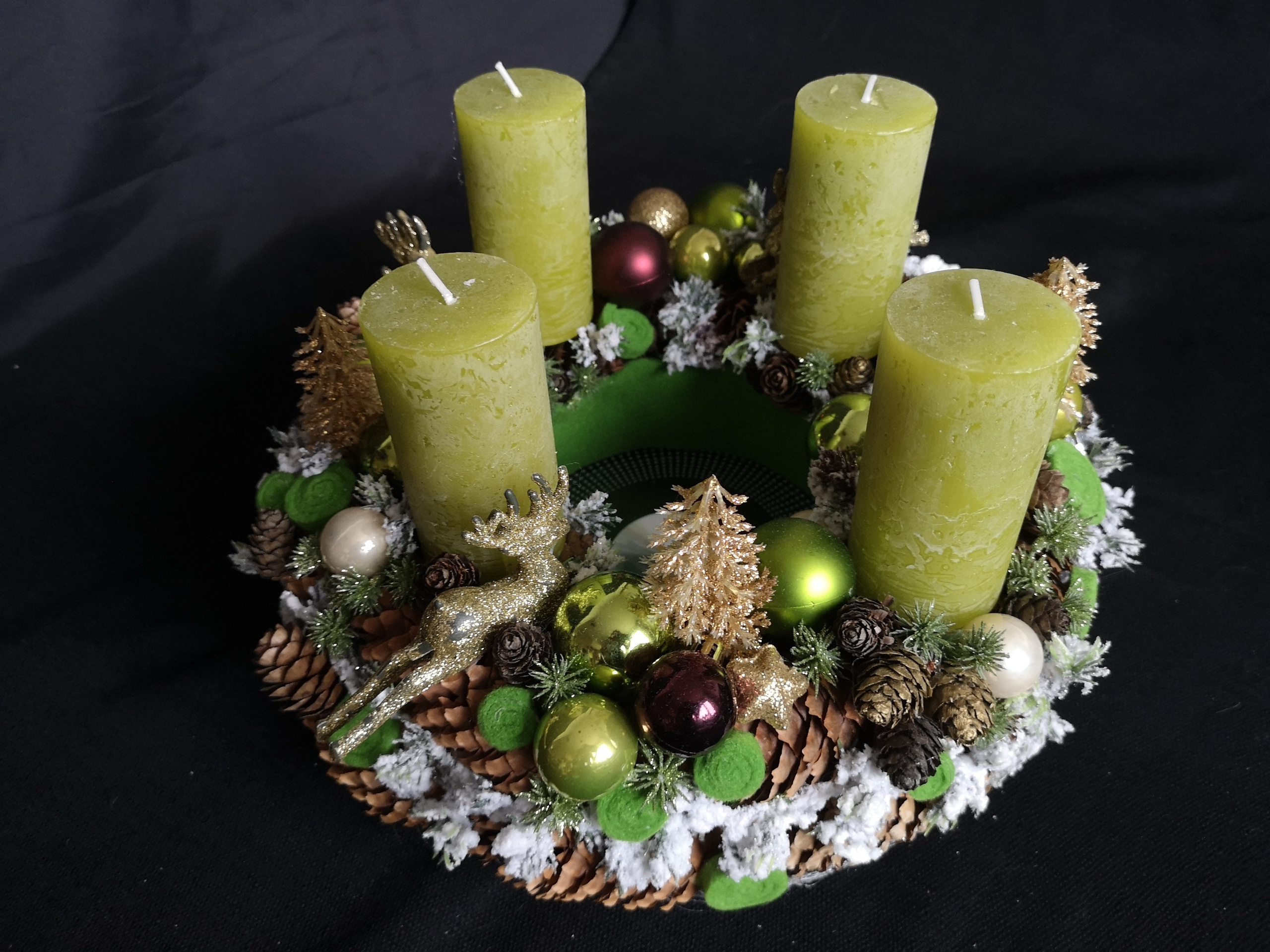 Adventes vainadziņi. Event design, decoration, floristry, gift, Irina Novika, Riga, Latvia