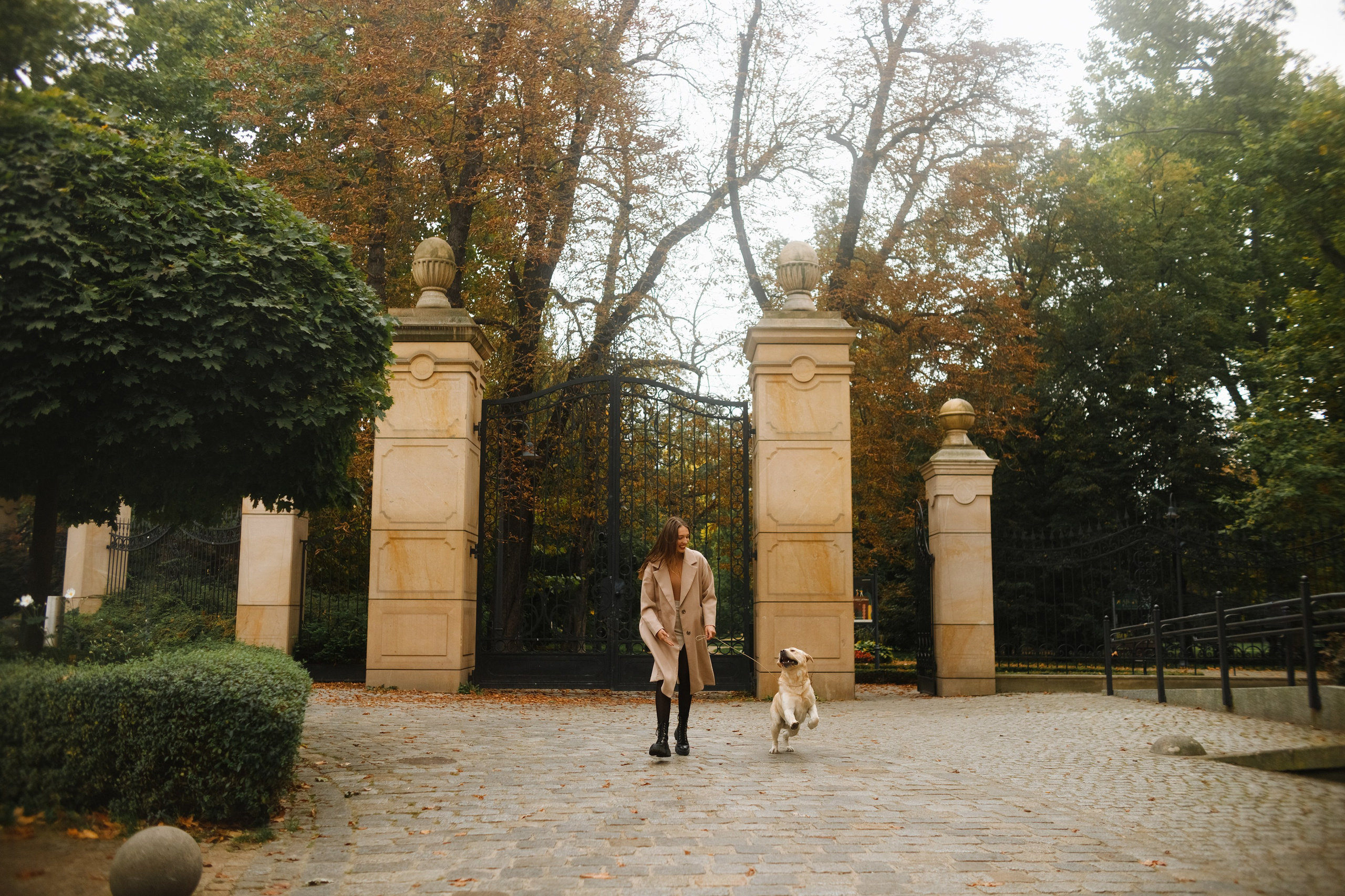 Katya & labrador. Kaja | fotograf psów we Wrocławiu