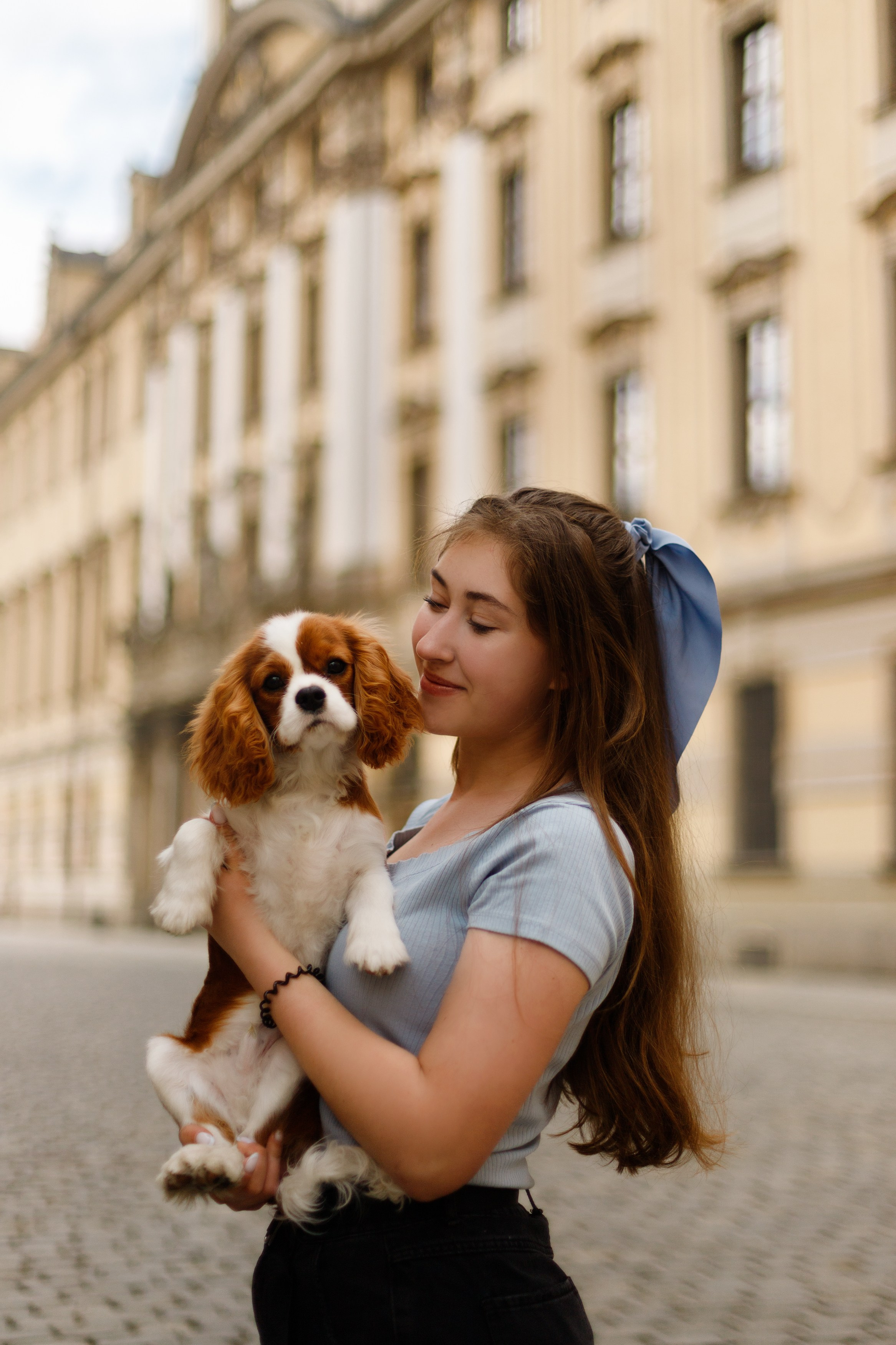 Uliana i Franklin. Kaja | fotograf we Wrocławiu | ludzie i psy