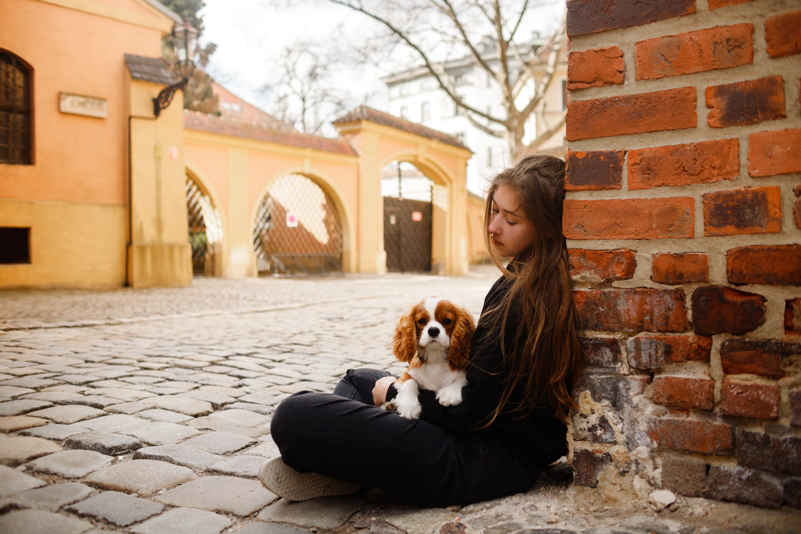 Uliana i Franklin. Kaja | fotograf we Wrocławiu | ludzie i psy