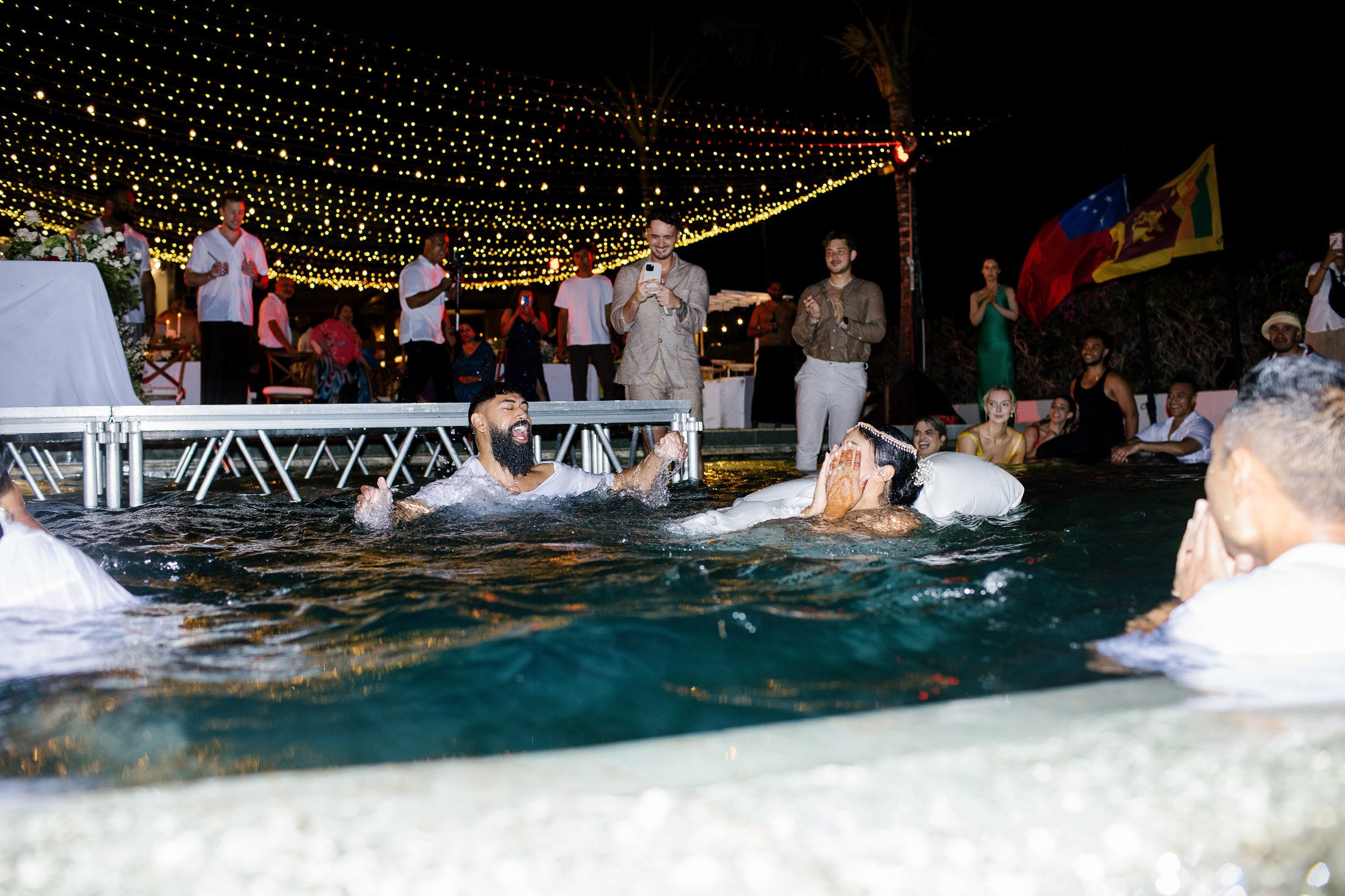 Big funny wedding with guests in paradise Bali island. Get.it.feel — Aesthetic Photography and Videography