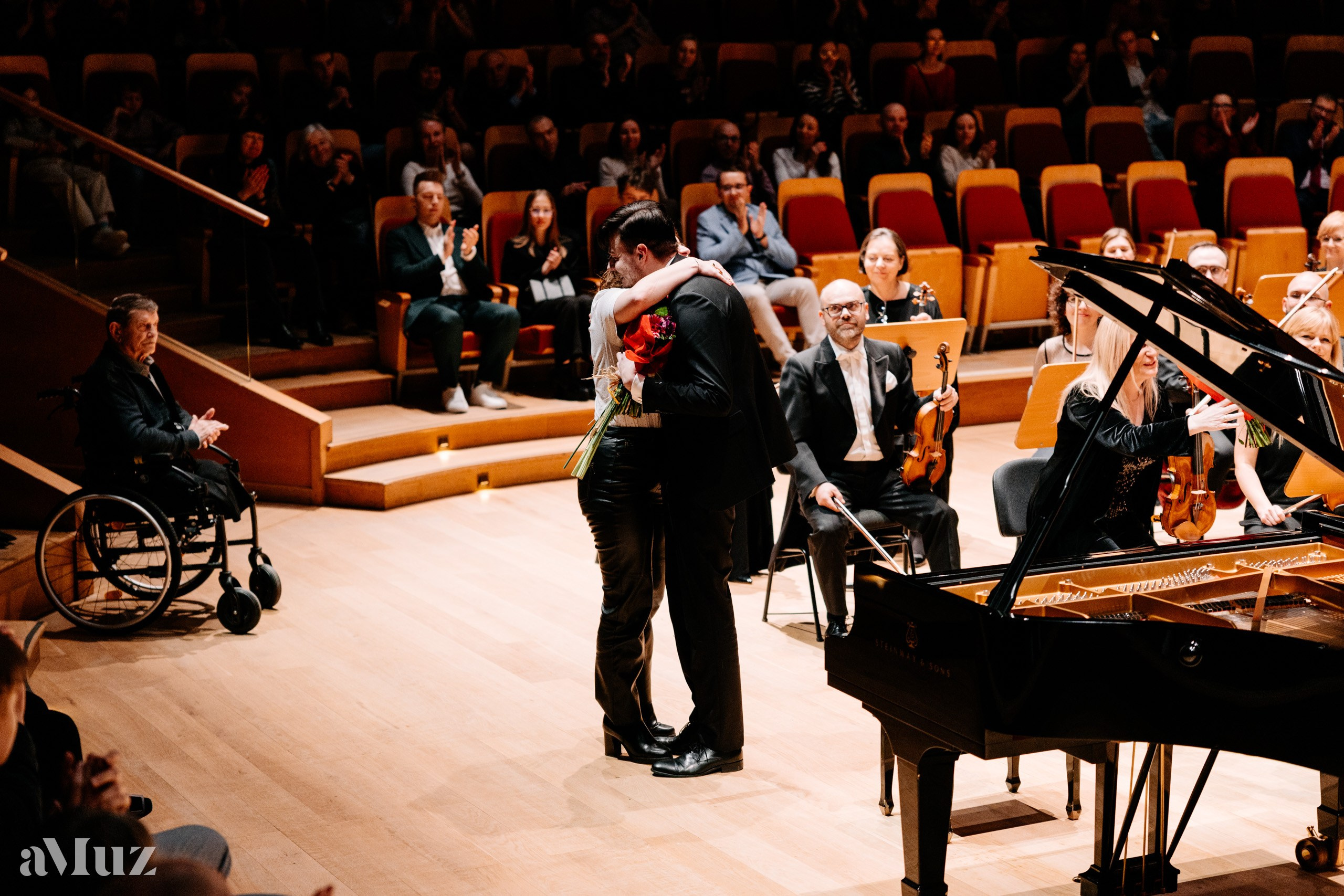 Koncert dyplomantów aMuz w Polskiej Filharmonii Bałtyckiej. Fotograf Ślubny Warszawa - Sesje Biznesowe Rodzinne Eventy