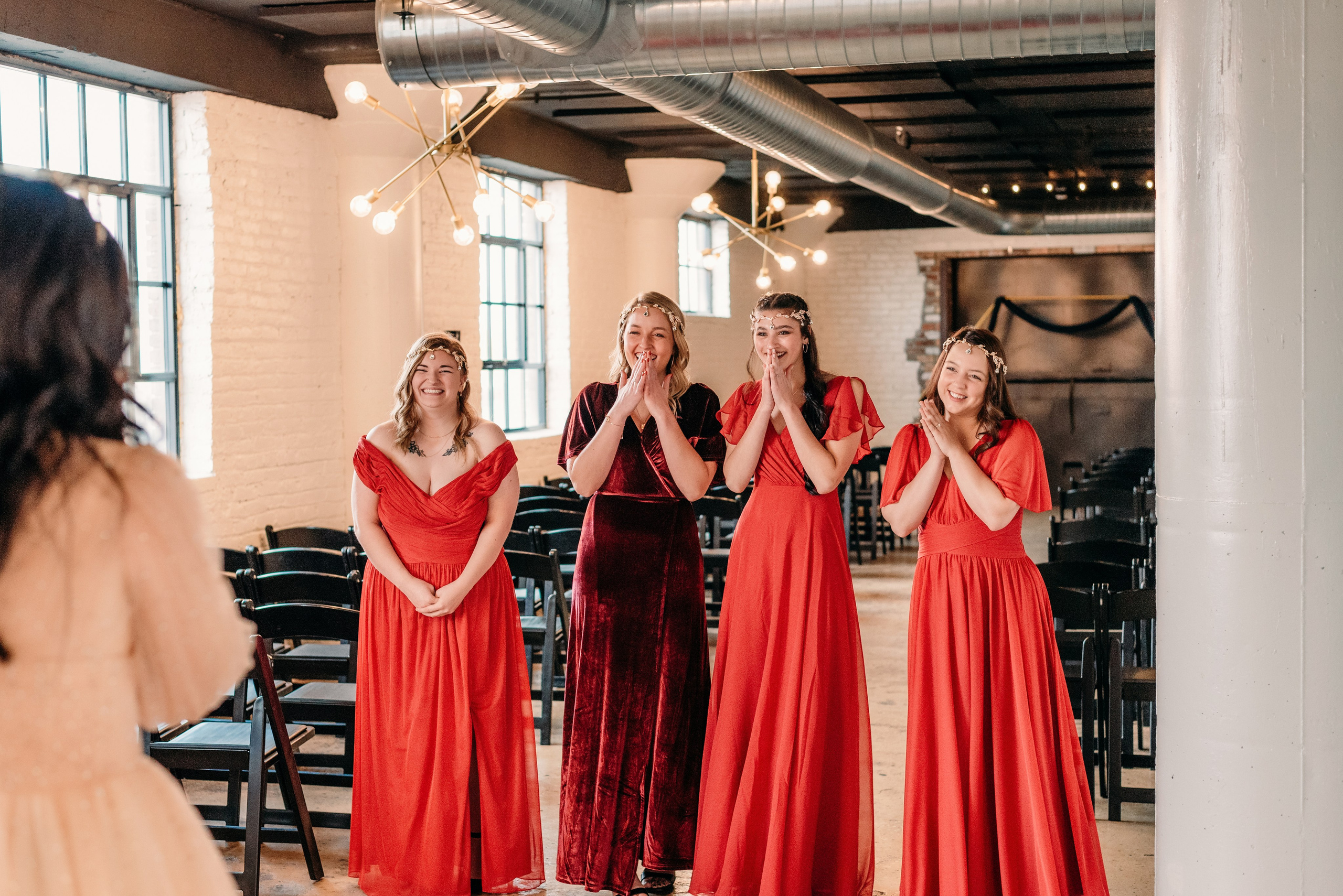 Bold & Dramatic Wedding at The Paper Mill on The Landing | Fort Wayne Wedding Photographer. Alexandria Danielle Photography | Fort Wayne & Indianapolis Wedding Photographer