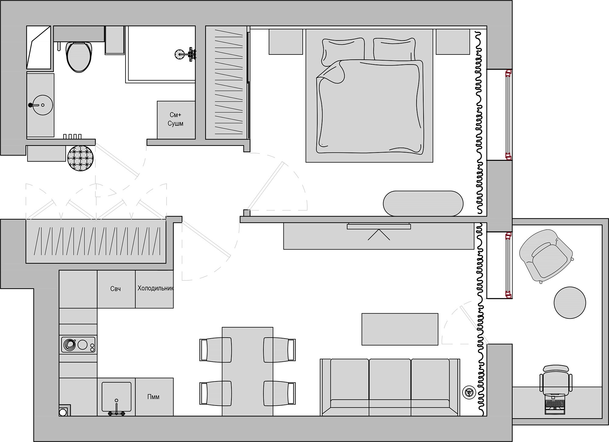 Дизайнер интерьера — Студенческая