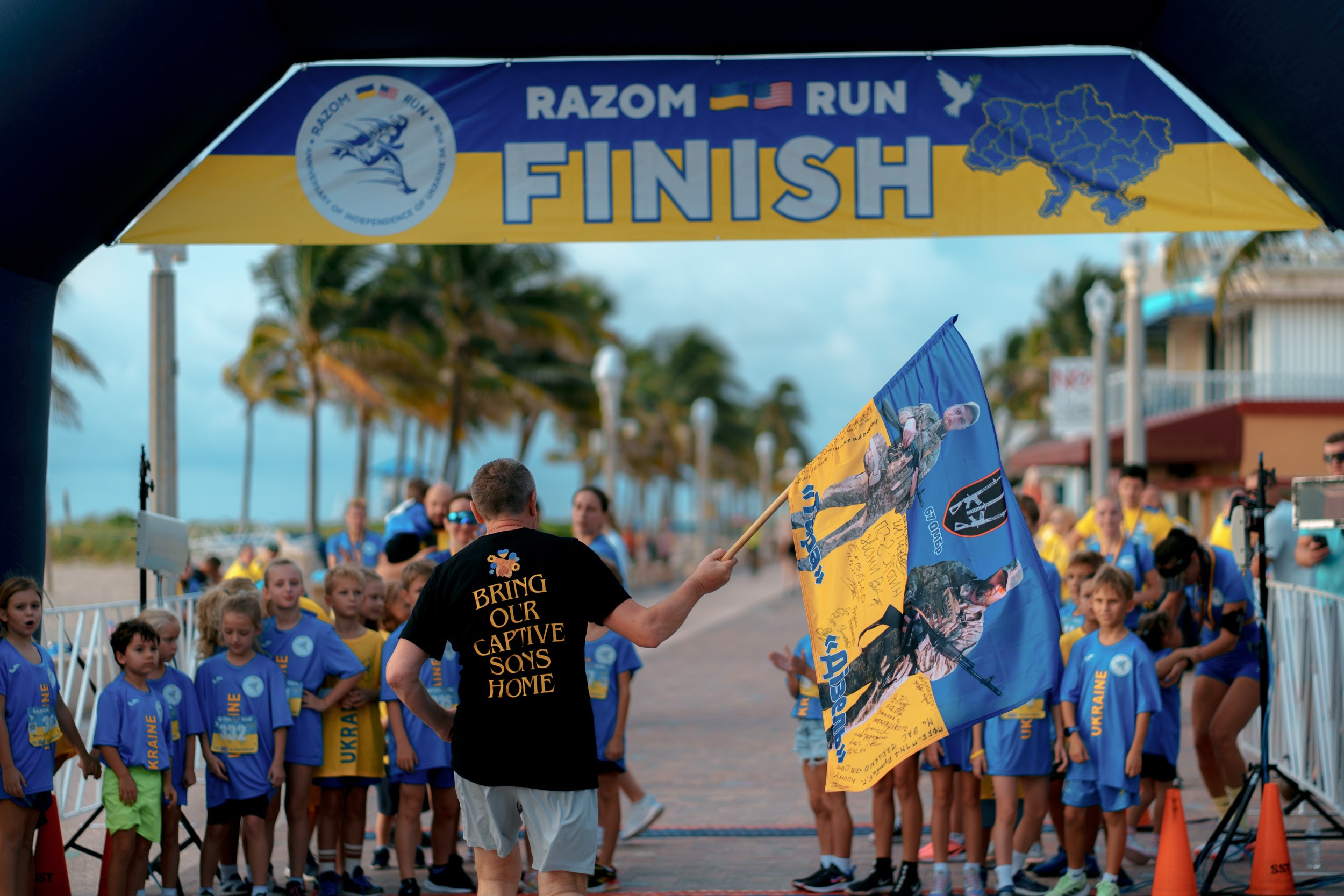 RAZOM RUN. ФОТОГРАФ ФЛОРИДА МАЙАМИ