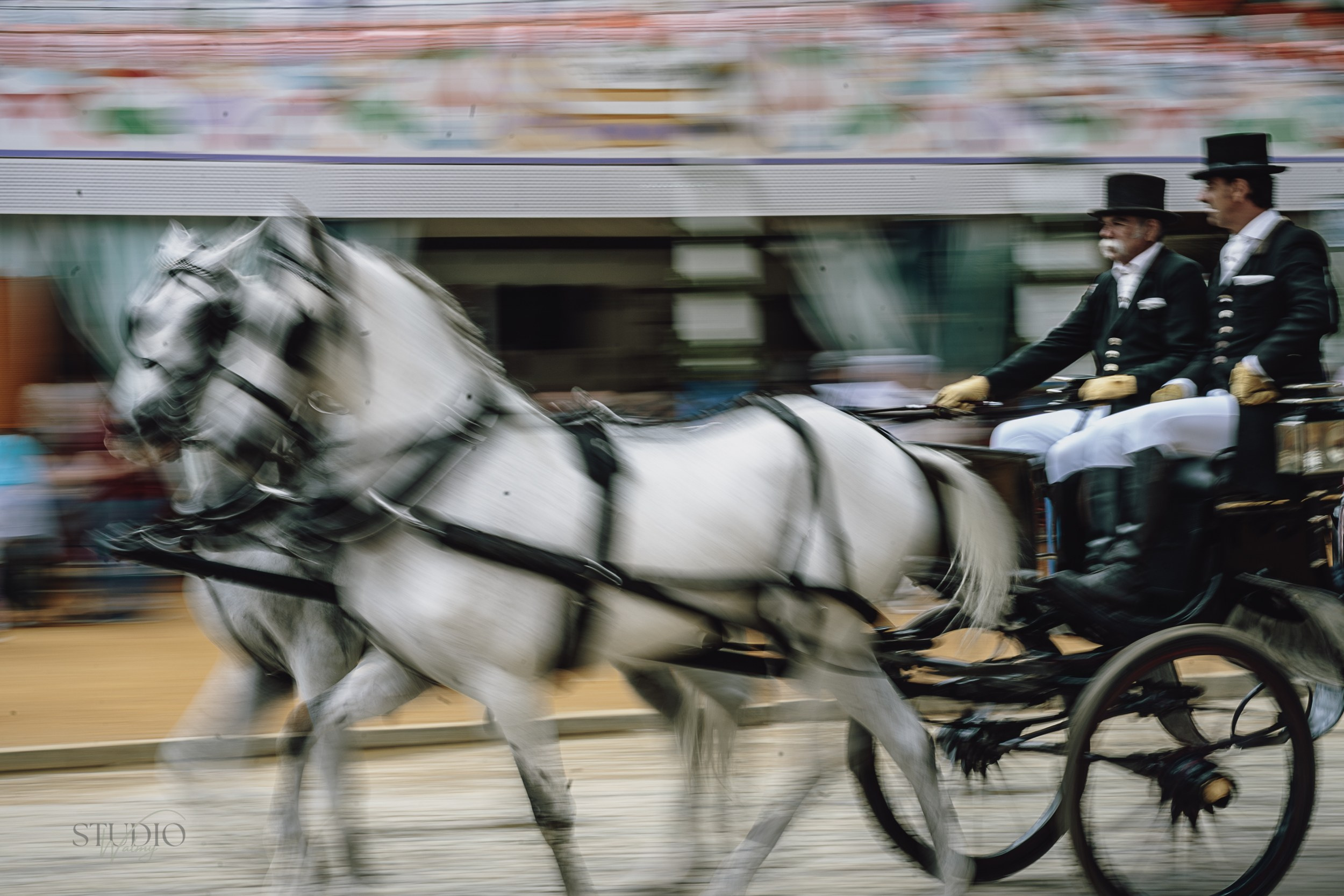 Sesión de fotos en feria de Abril de Sevilla. Inicio
