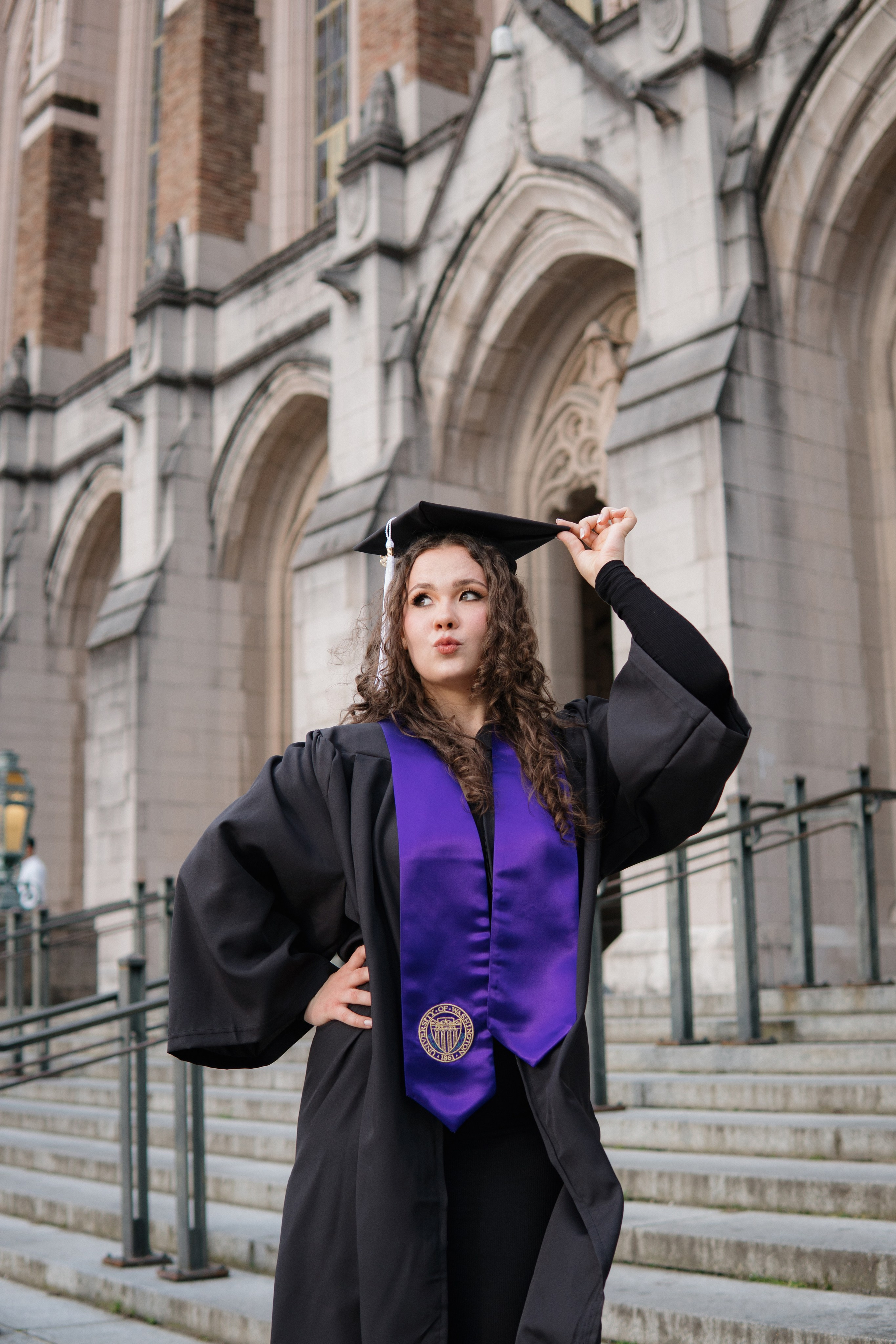 Alexandra graduation. Photographer in Washington Sophia D